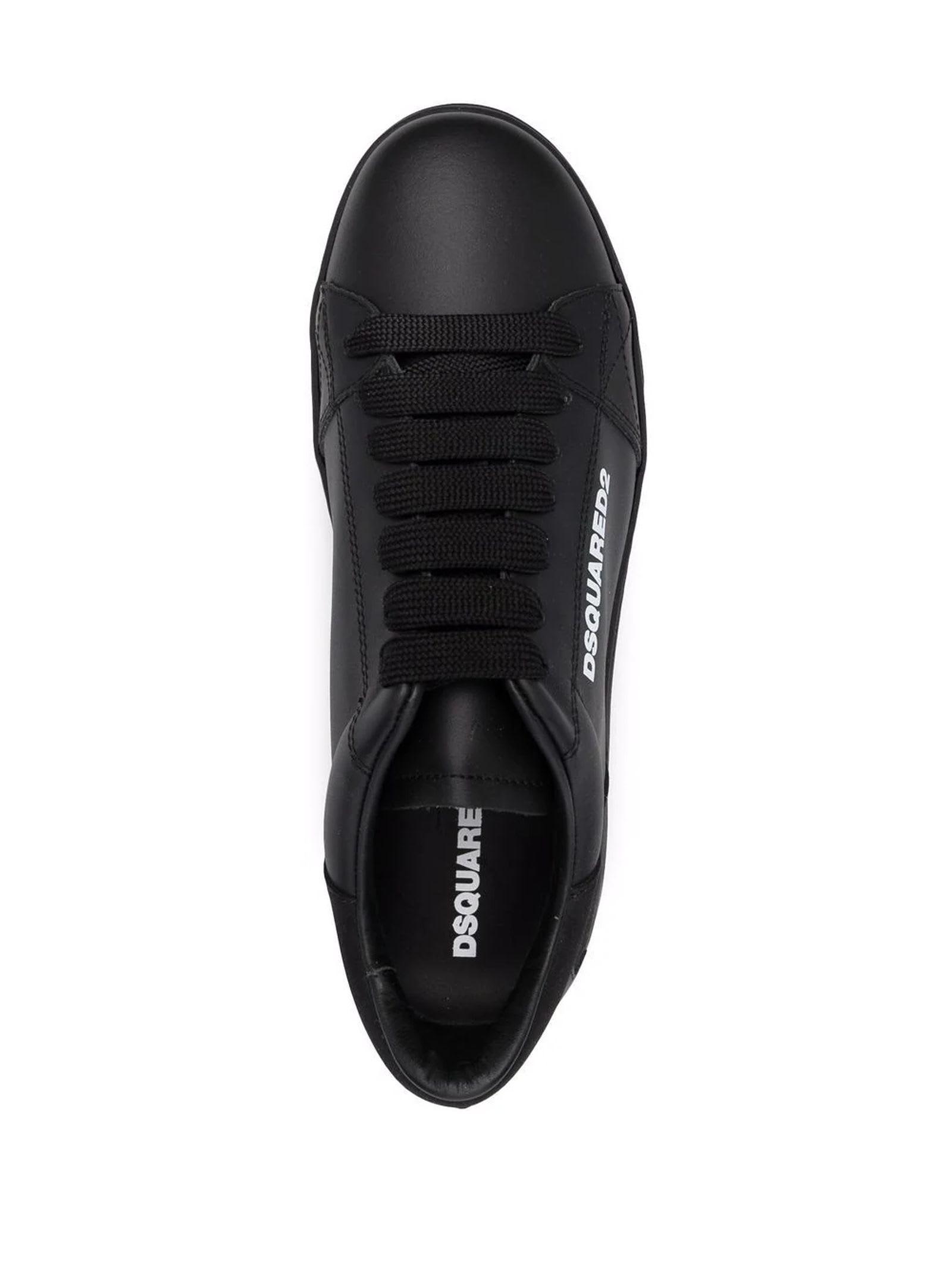 Mens Trainers DSquared² Trainers Save 61% DSquared² Leather Sneakers in Black for Men 