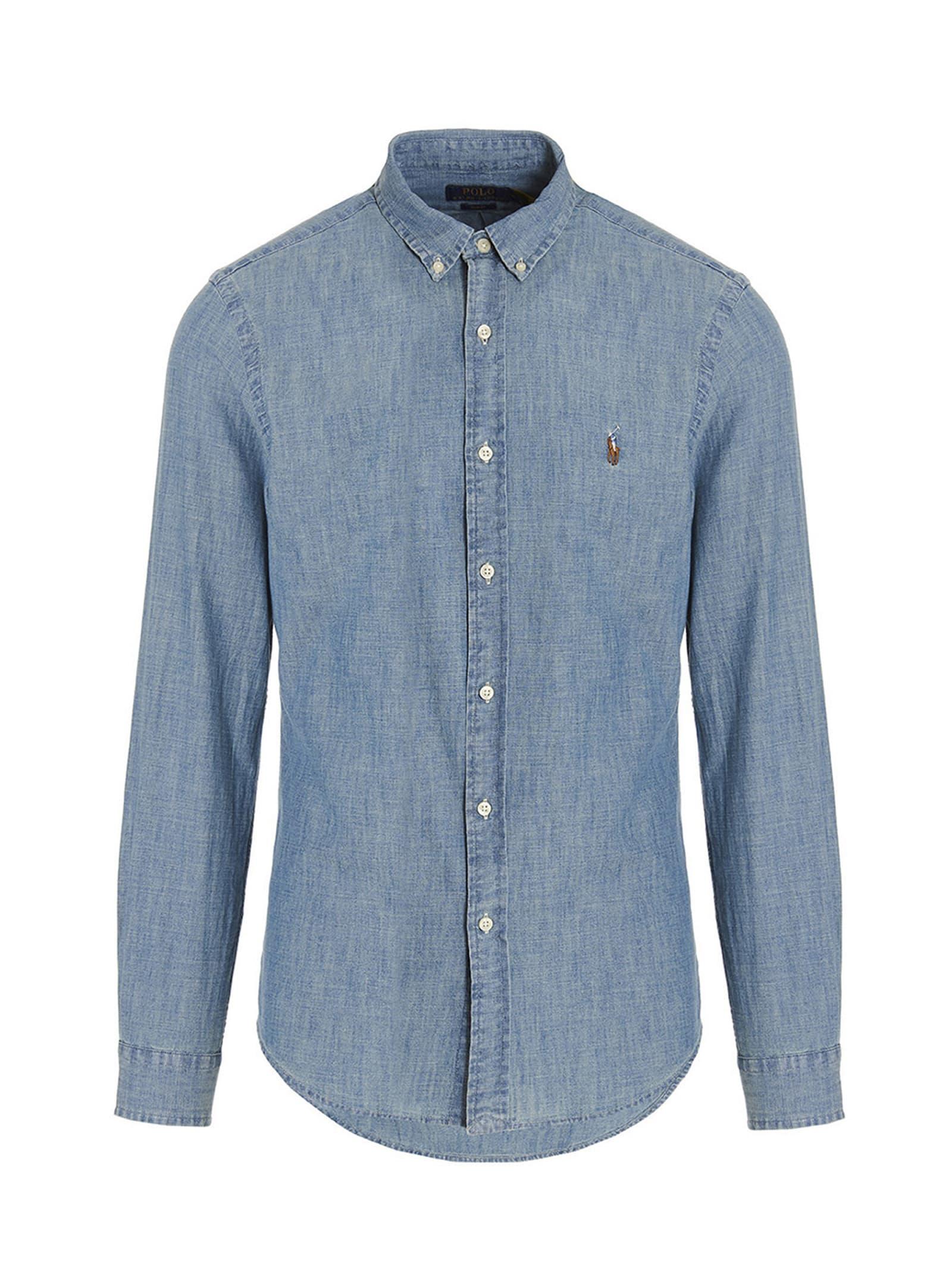 Polo Ralph Lauren 'core Replen' Shirt in Blue for Men | Lyst