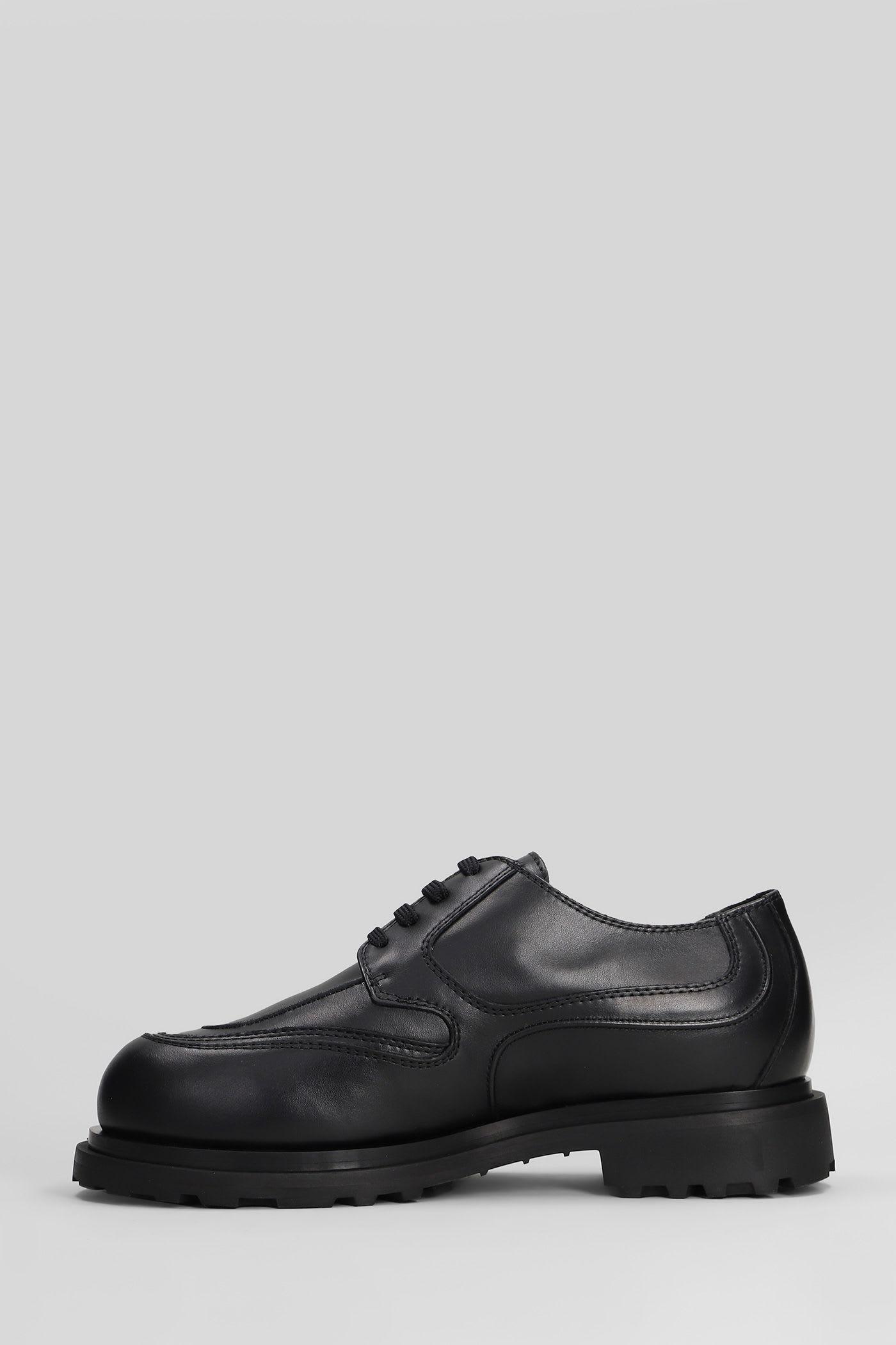 J.L-A.L Tracer Derby Lace Up Shoes in Black for Men | Lyst