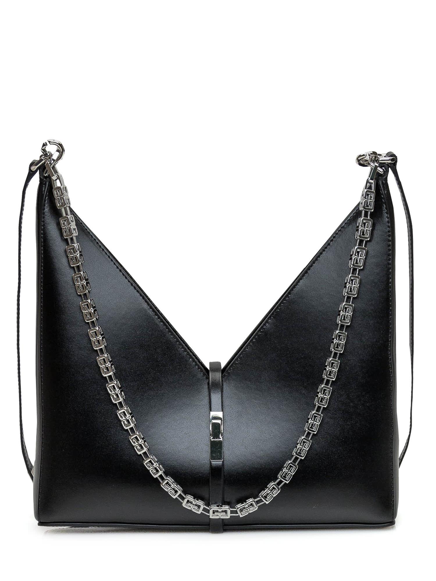 Givenchy Black Small Cut-Out Shoulder Bag
