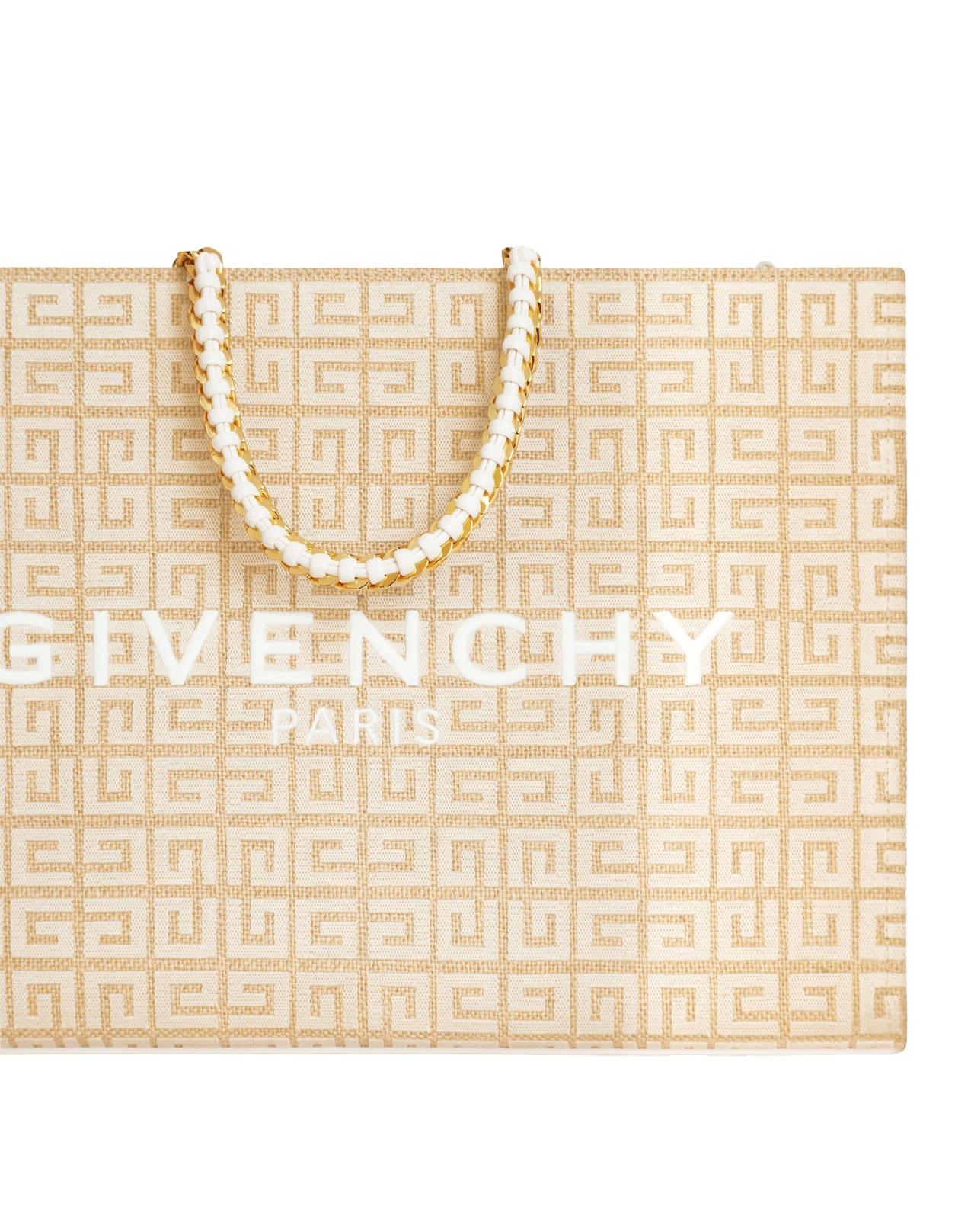 Givenchy Medium G tote Bag In Natural 4g Jute Lyst