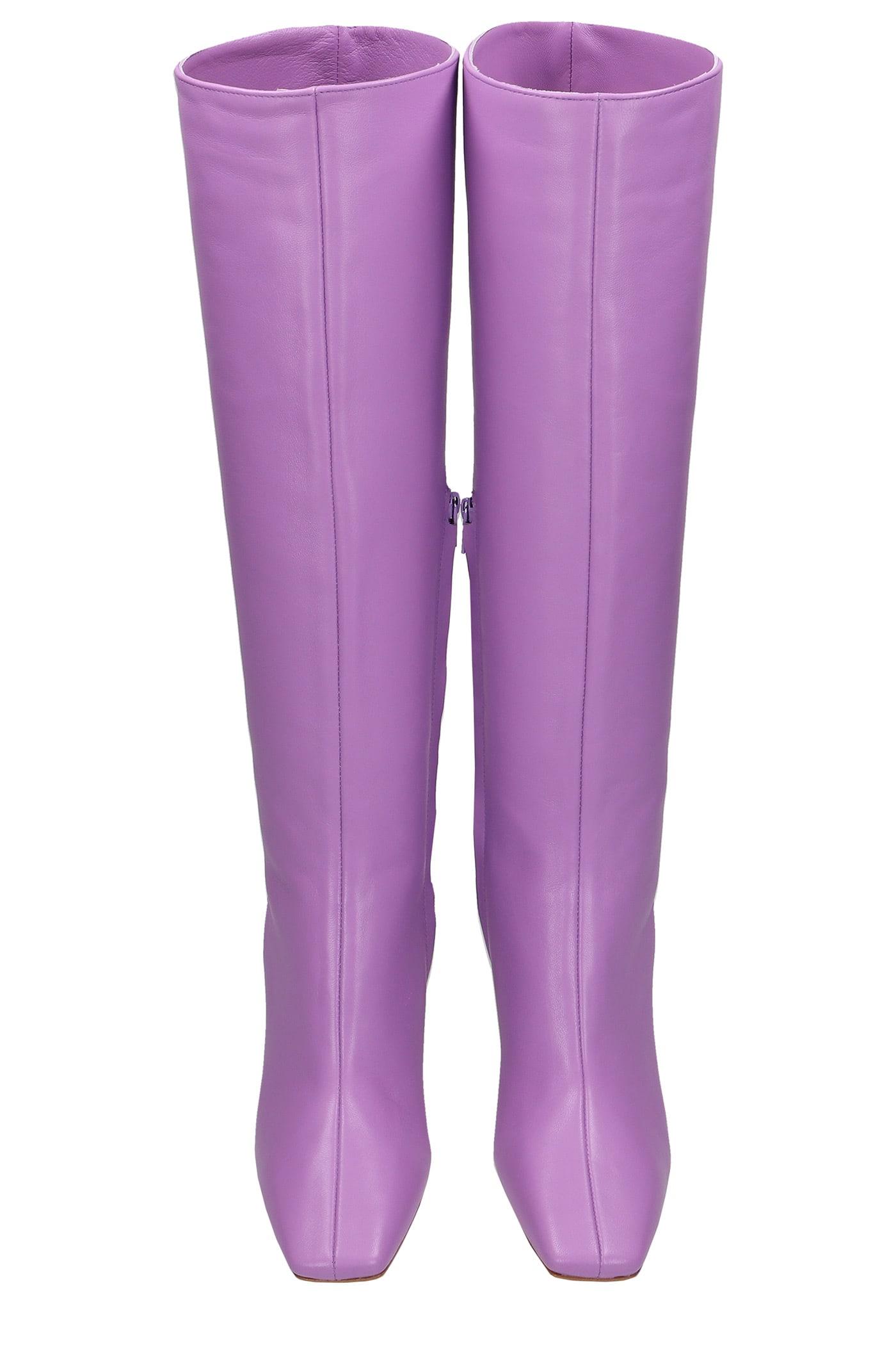lavender boots kate spade