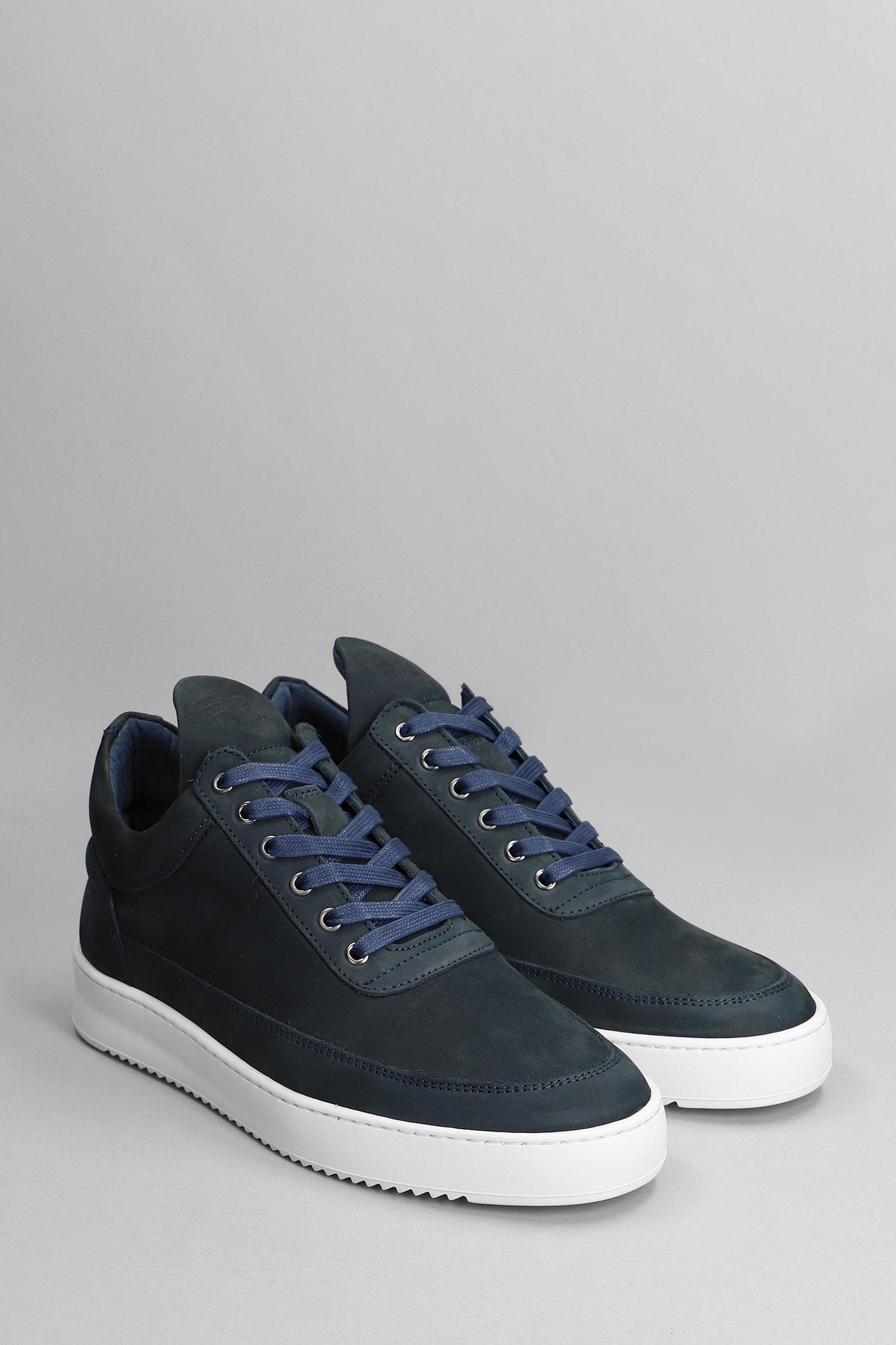Filling Pieces Rubber Low Top Ripple Sneakers In Petroleum Nubuck for Men |  Lyst