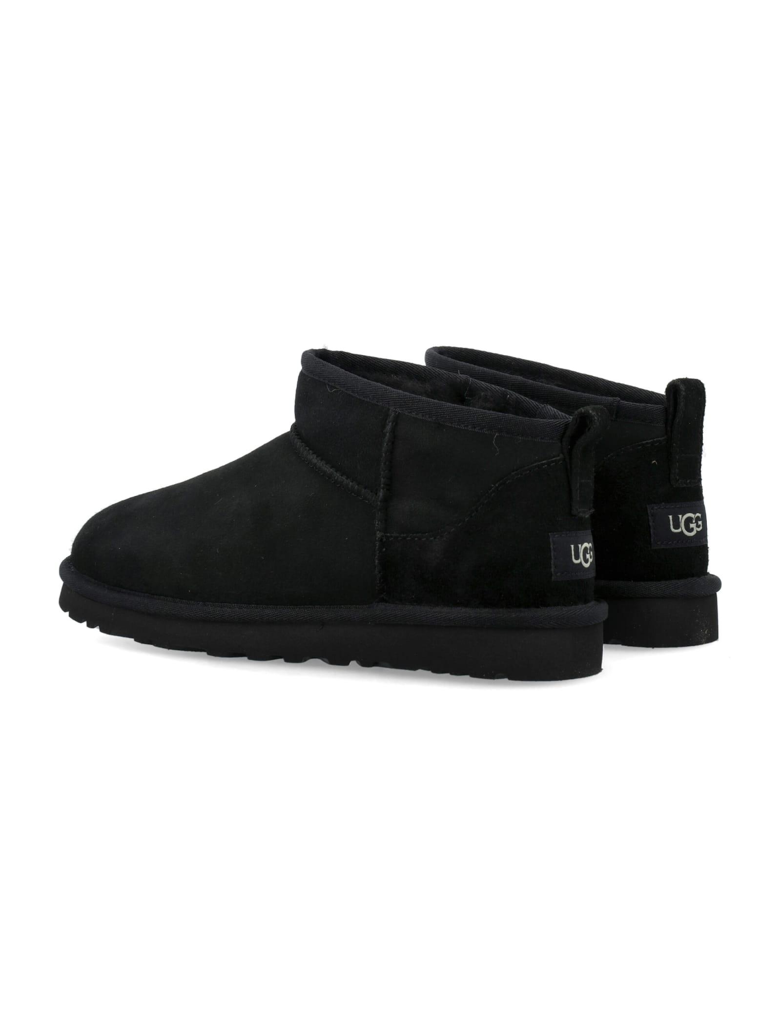 UGG Suede Classic Ultra Mini Boots in Black for Men - Save 37% | Lyst