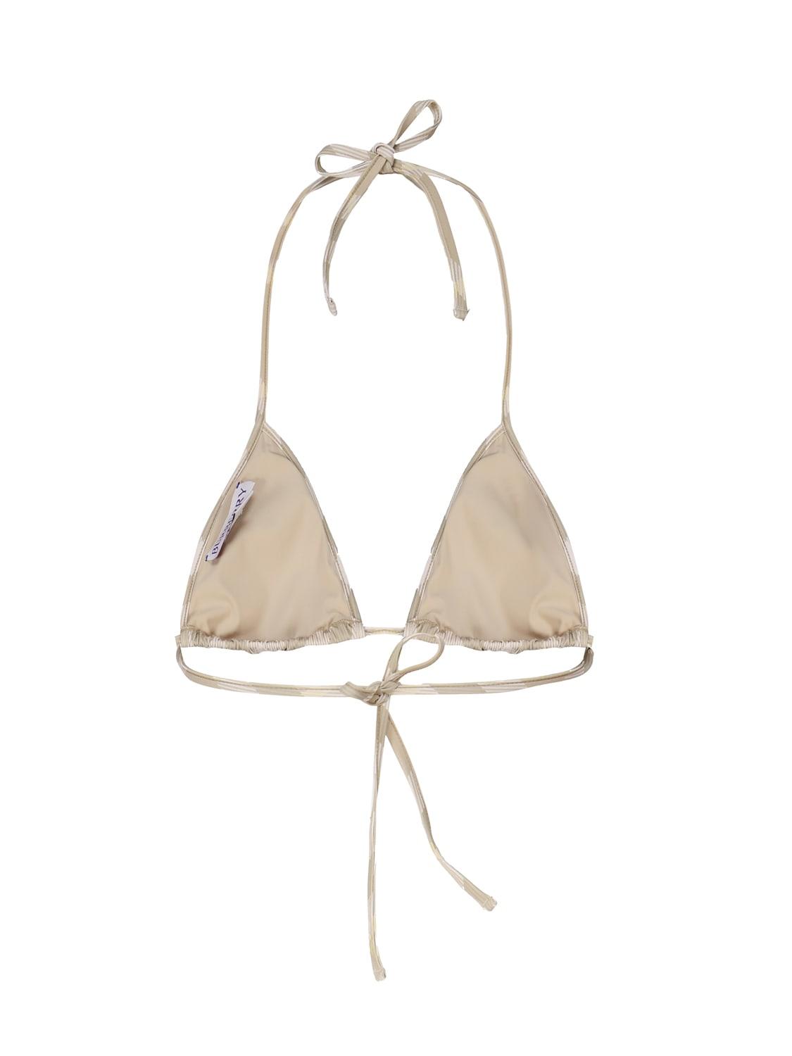 Burberry logo detail vintage check bikini sale