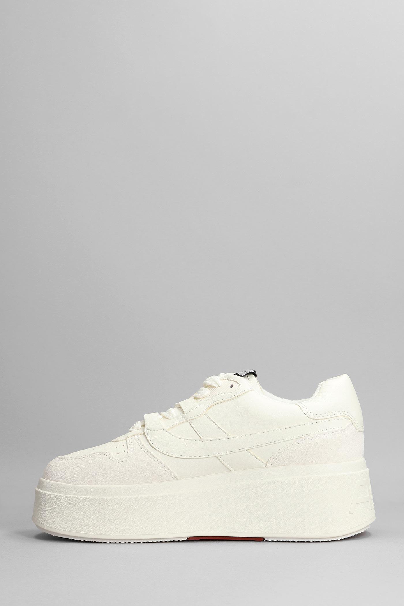 Ash Match Sneakers In White Suede And Leather | Lyst