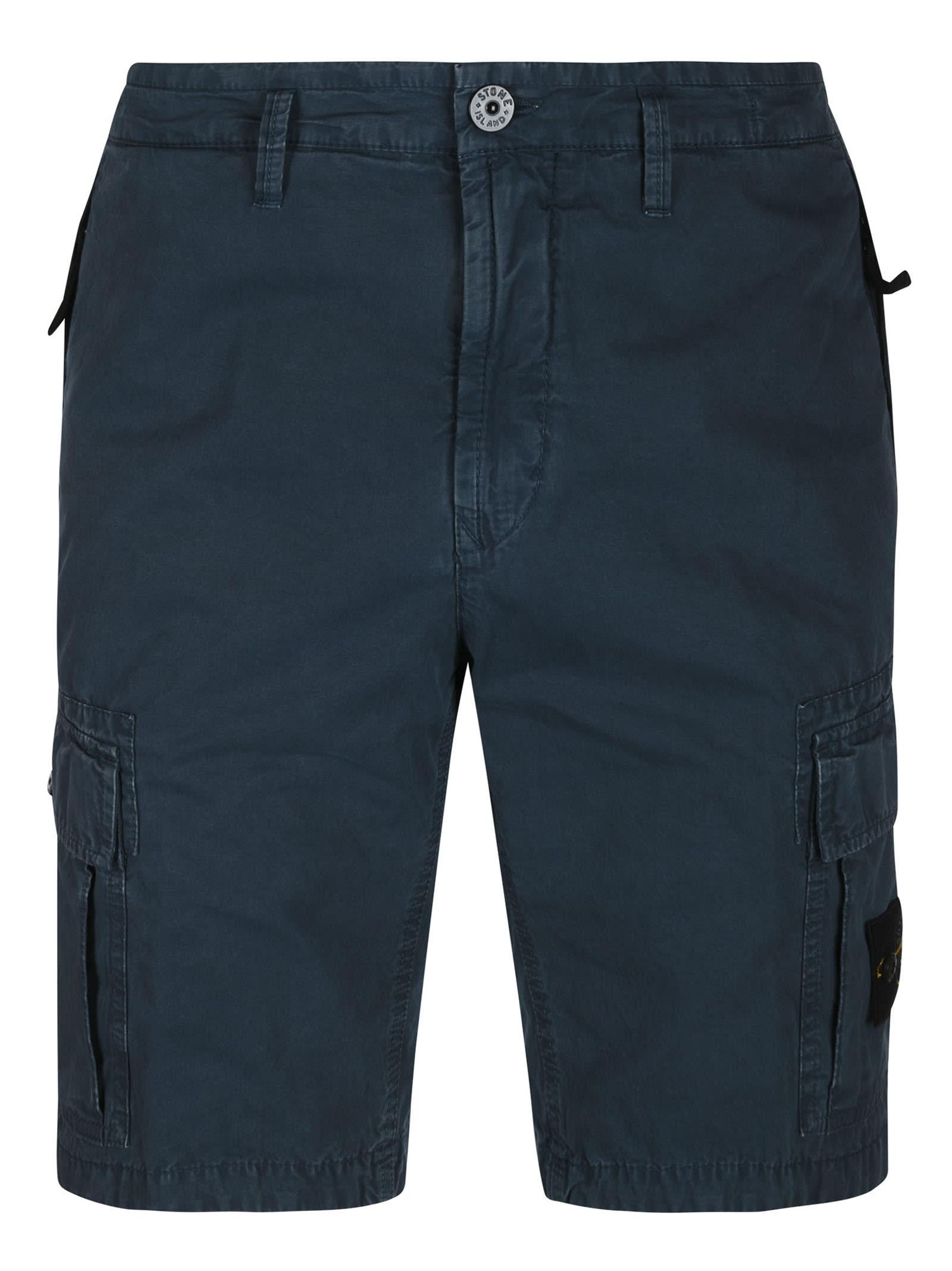 Stone Island Cotton Cargo Shorts in 