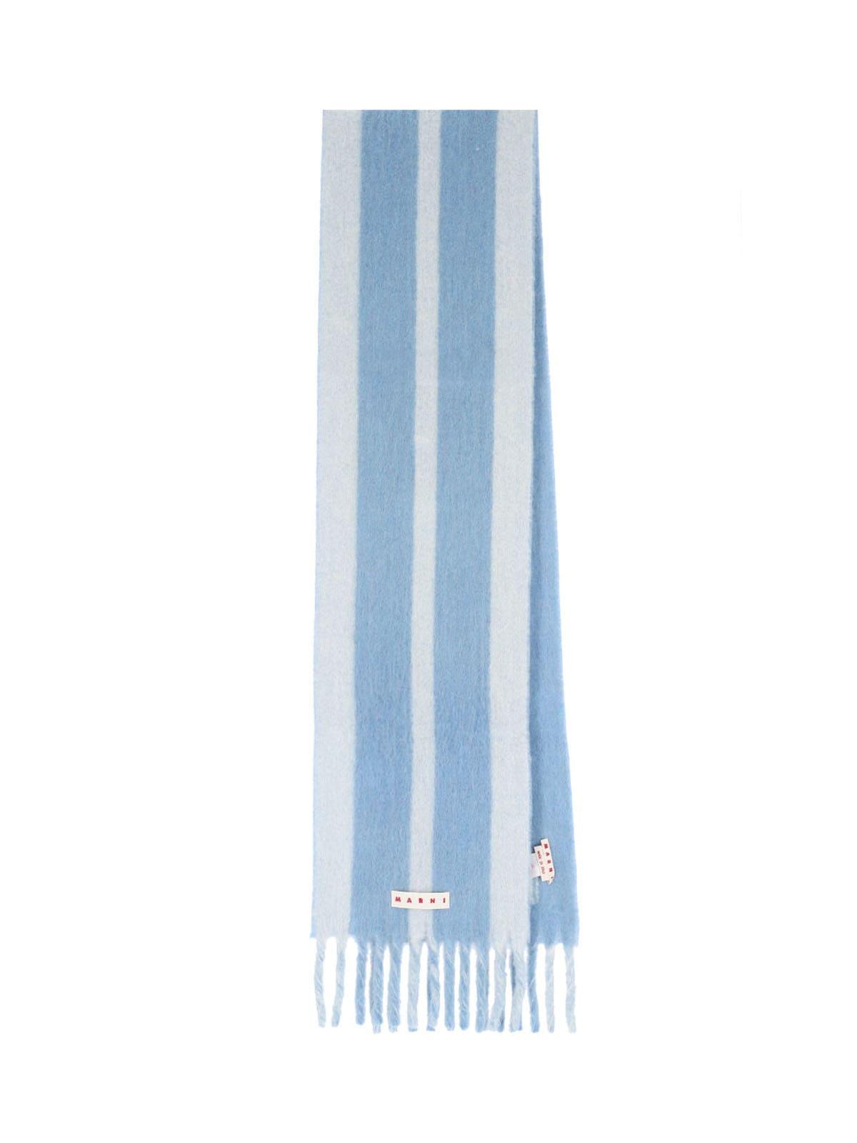 Marni Scarfs in Blue | Lyst