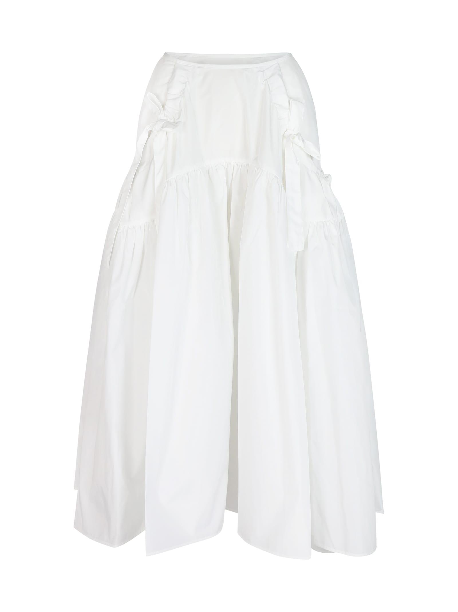 Cecilie Bahnsen Justice Panelled Skirt With Gathered Pockets in