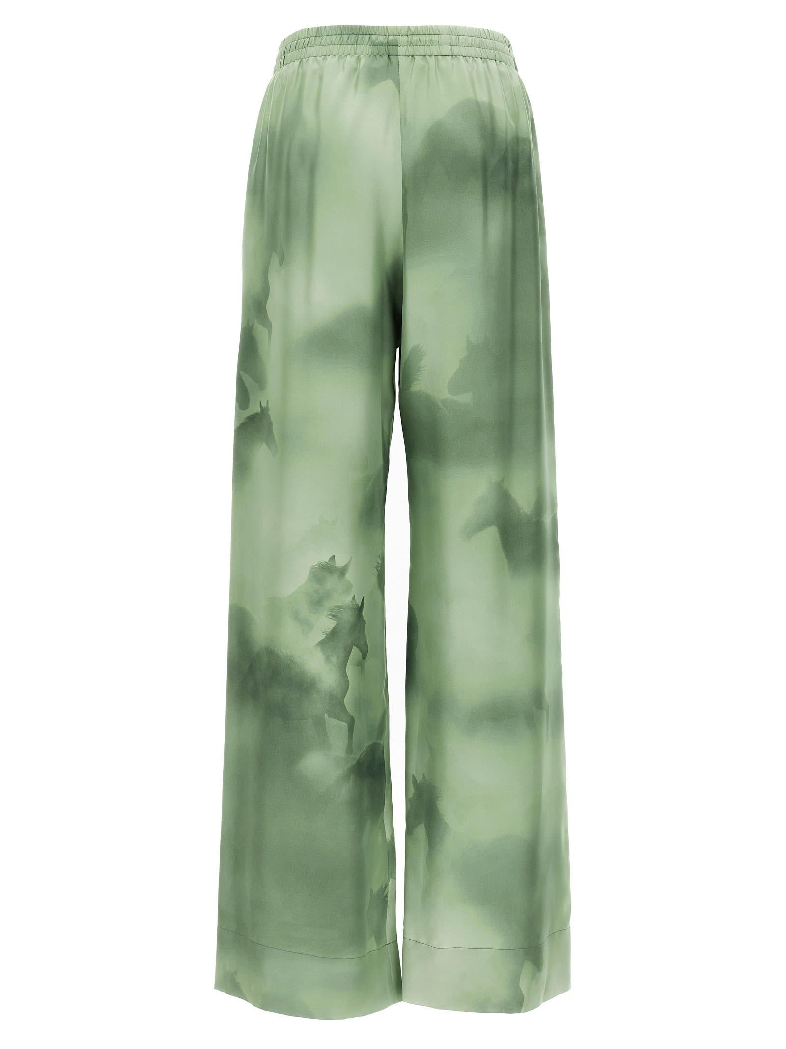 パンツ Stella McCartney 'Cavalli' pants Stella McCartney 'Cavalli' Pants in Green | Lyst