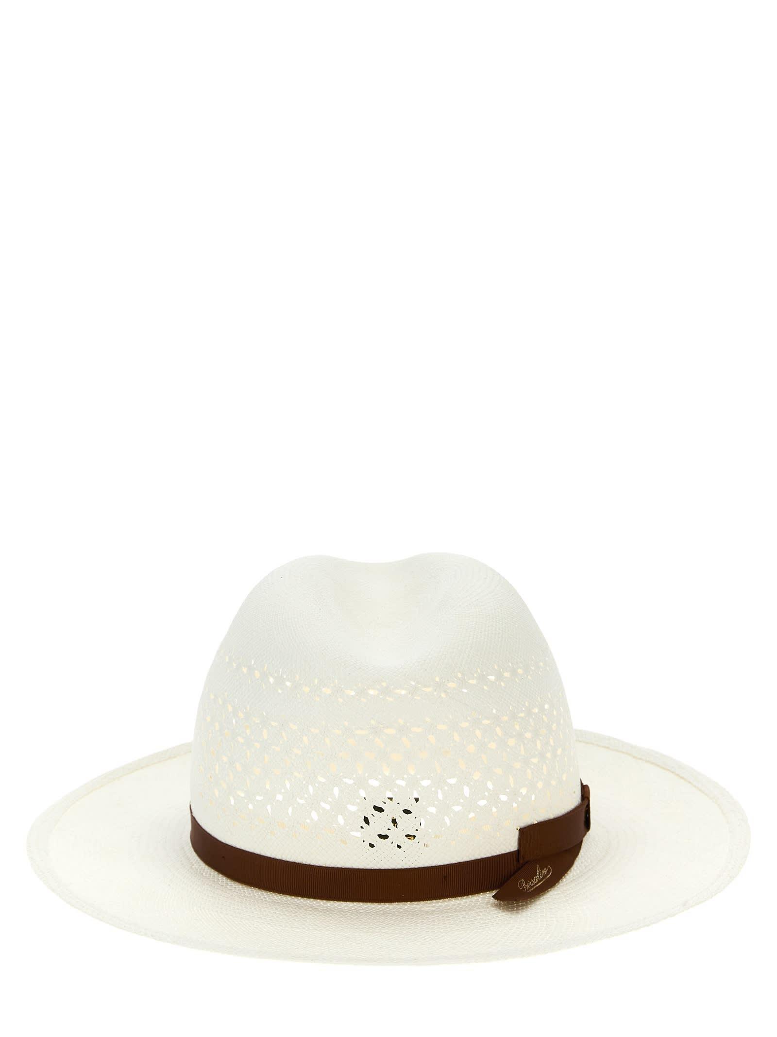 ハット BORSALINO 'Medea' hat White Borsalino 'Medea' Hat in White | Lyst