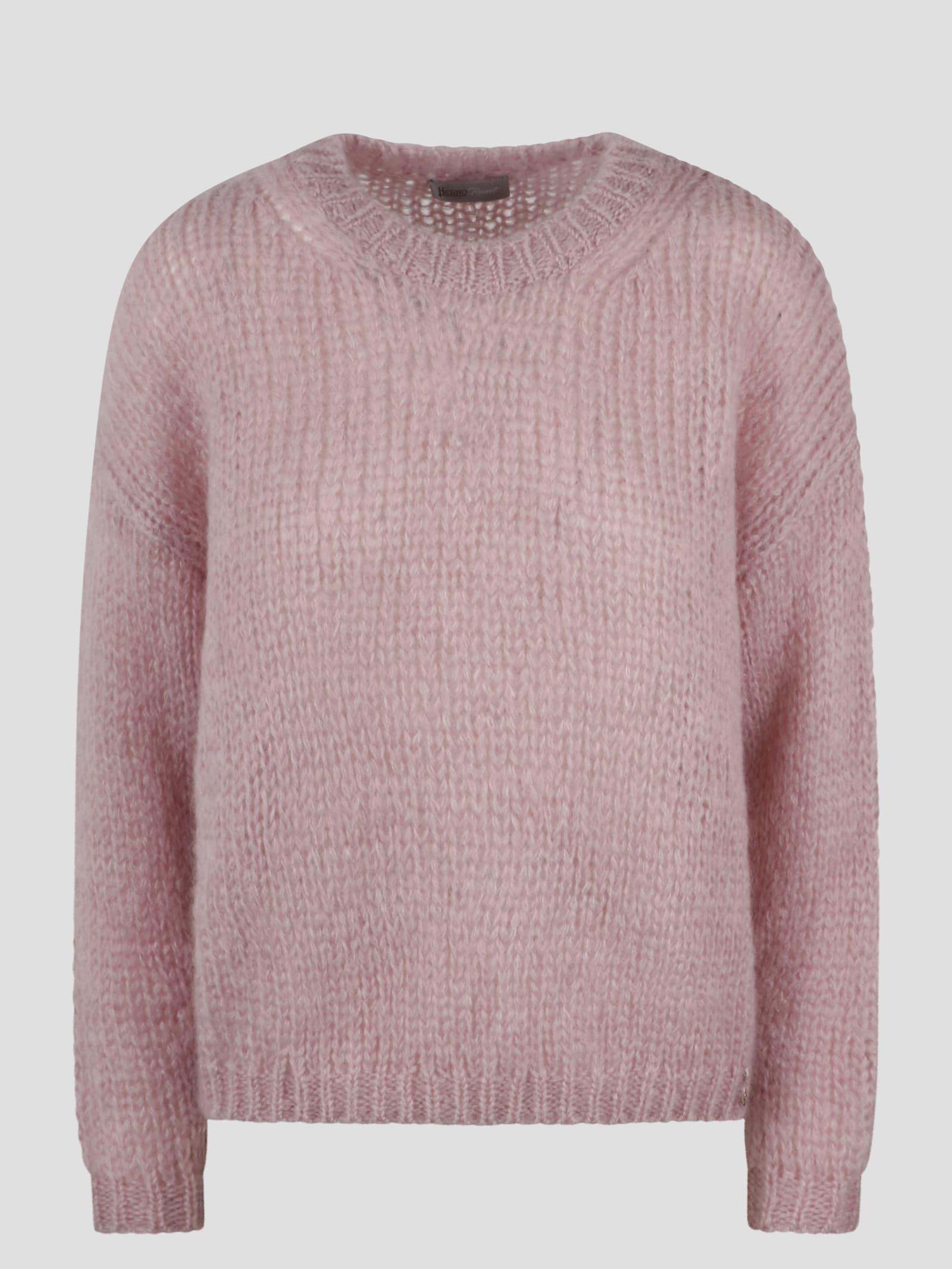 Herno Overt Knit Resort Sweater in Pink Lyst