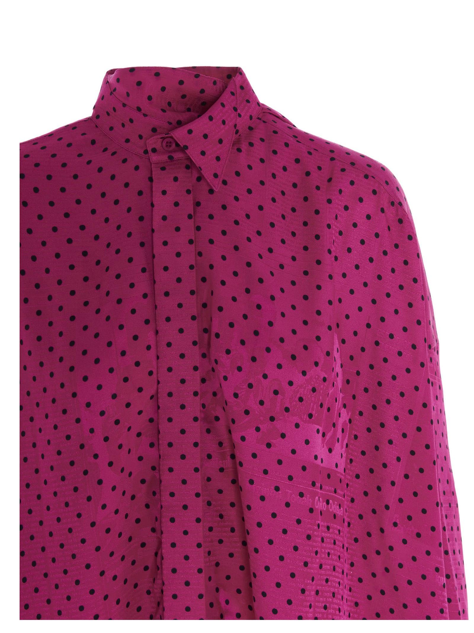 Balenciaga Synthetic Tuxedo Shirt | Lyst