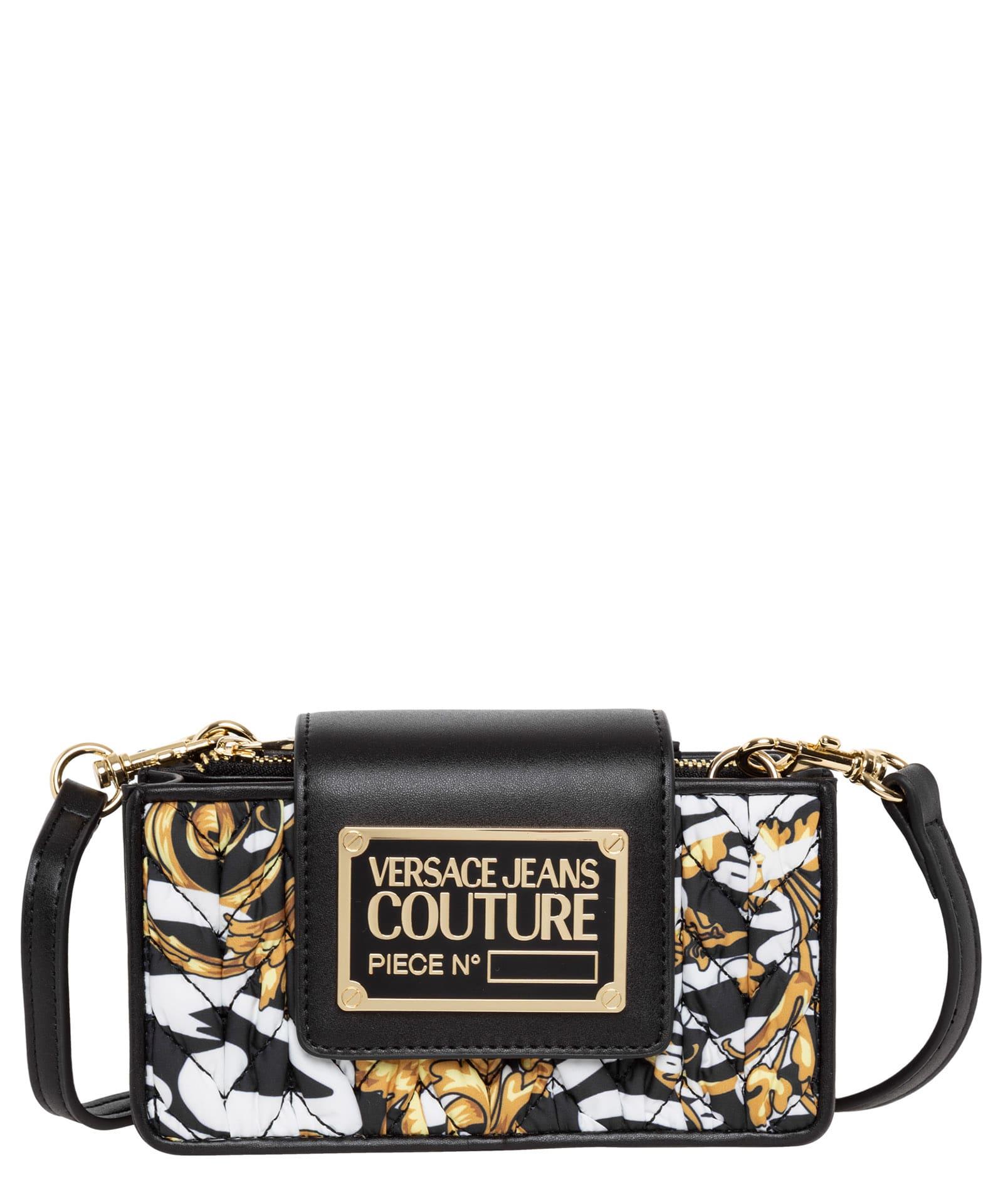 Versace Jeans Couture Logo Brush Couture Couture Crossbody Bag in Black |  Lyst