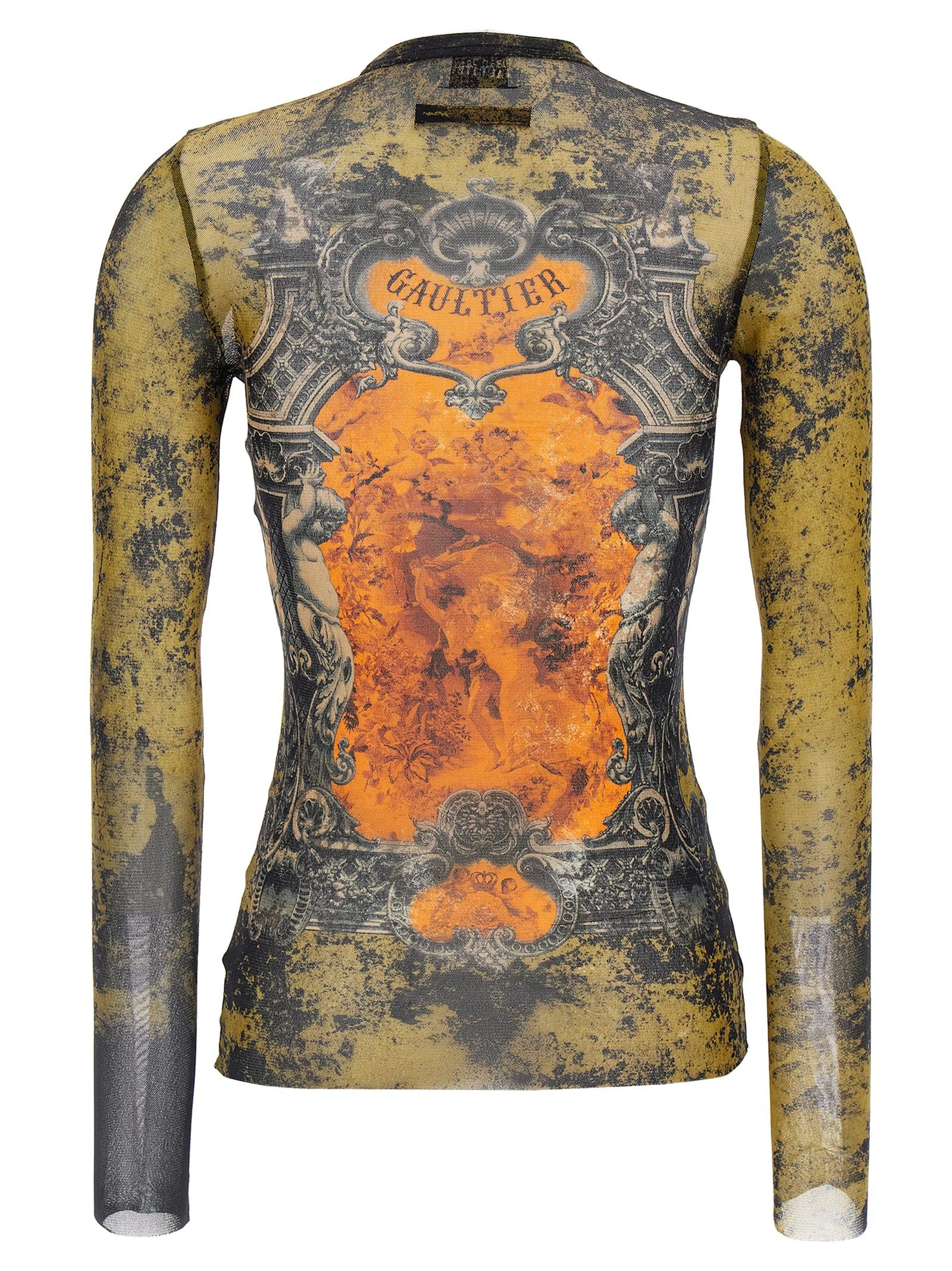 Jean Paul Gaultier Médaillon' Top in Green | Lyst UK