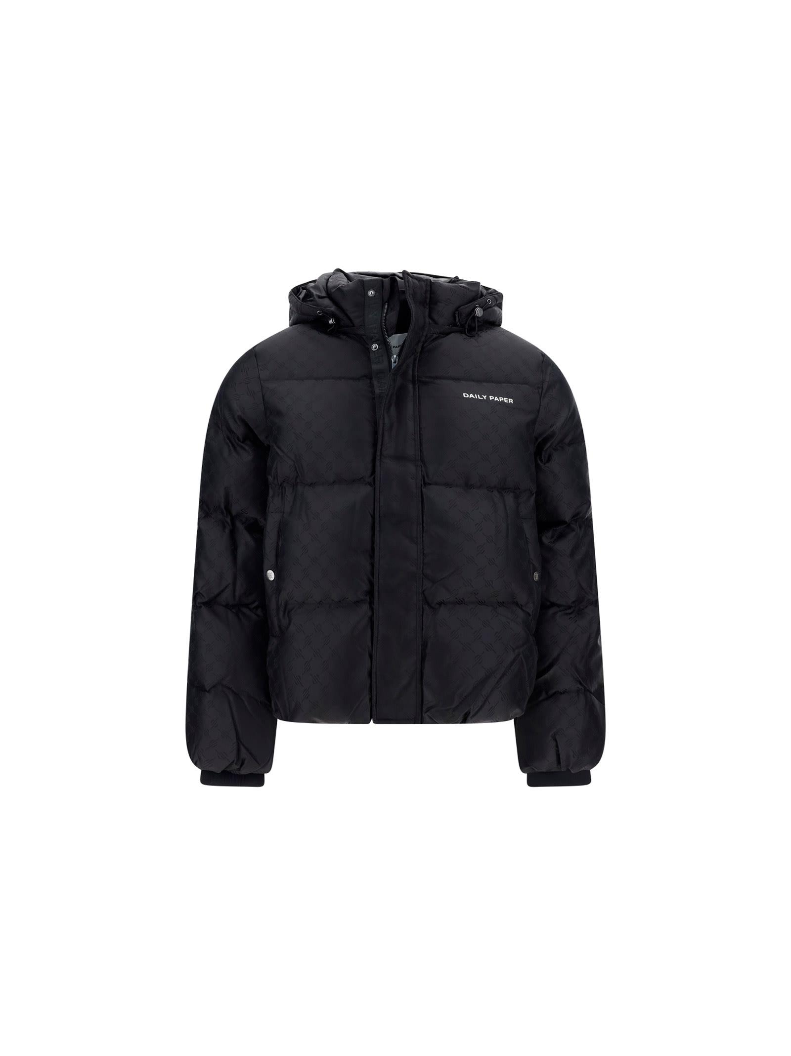Daily Paper Hopuff Mono Down Jacket in Black for Men | Lyst