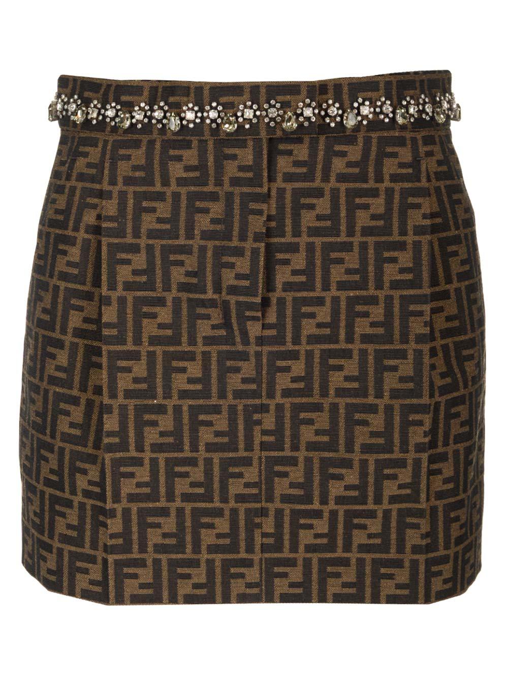 Fendi top print skirt