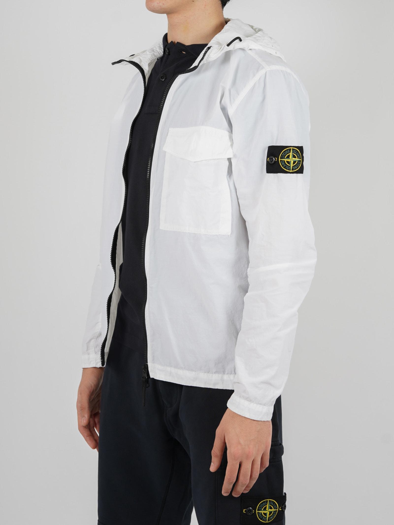 Stone Island Hooded Overshirt Shirt in 