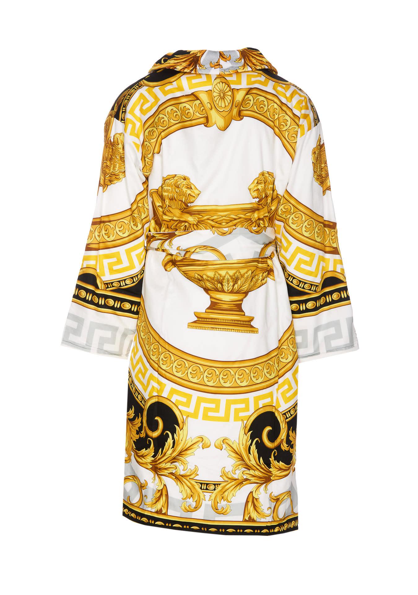 Gold Robe De Chambre Versace Peignoir Versace Noir Versace Baroque