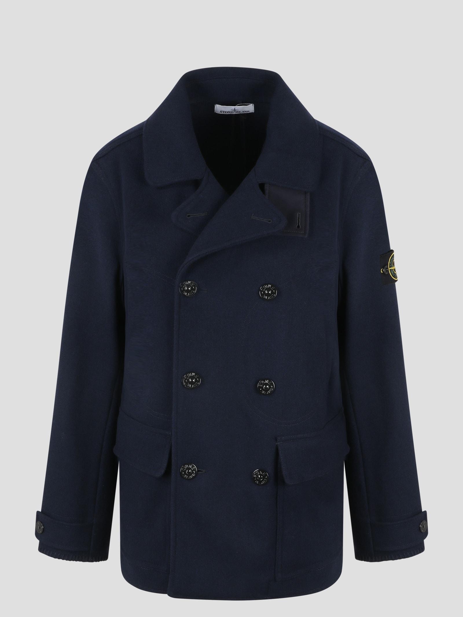 Stone Island Panno Speciale Jacket in Blue for Men Lyst UK