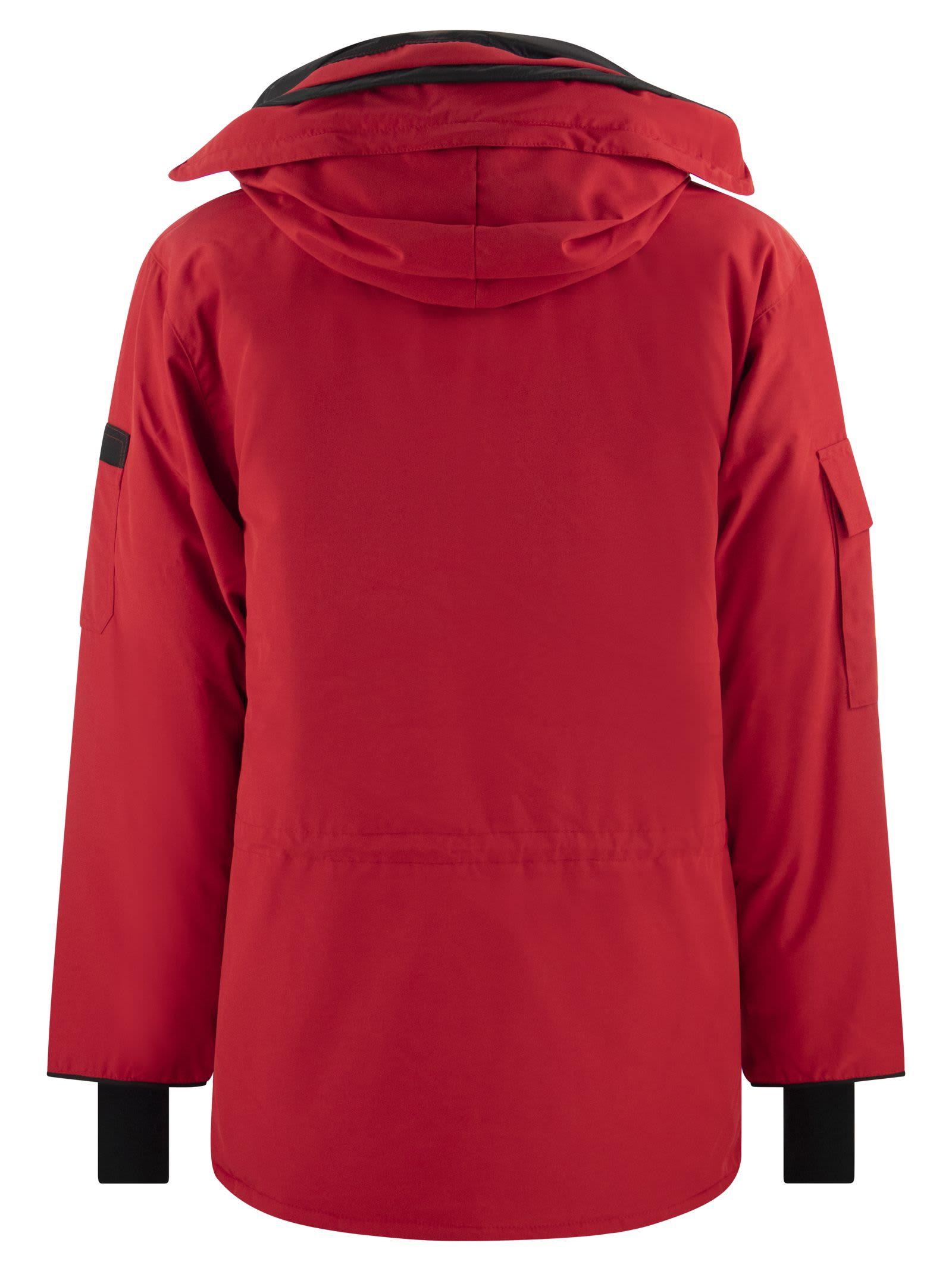 Red canada goose jacket top mens