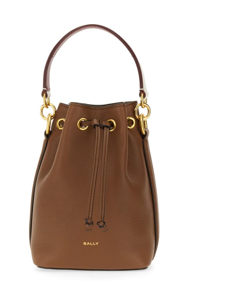 Bally mini Pennant bucket bag - Brown