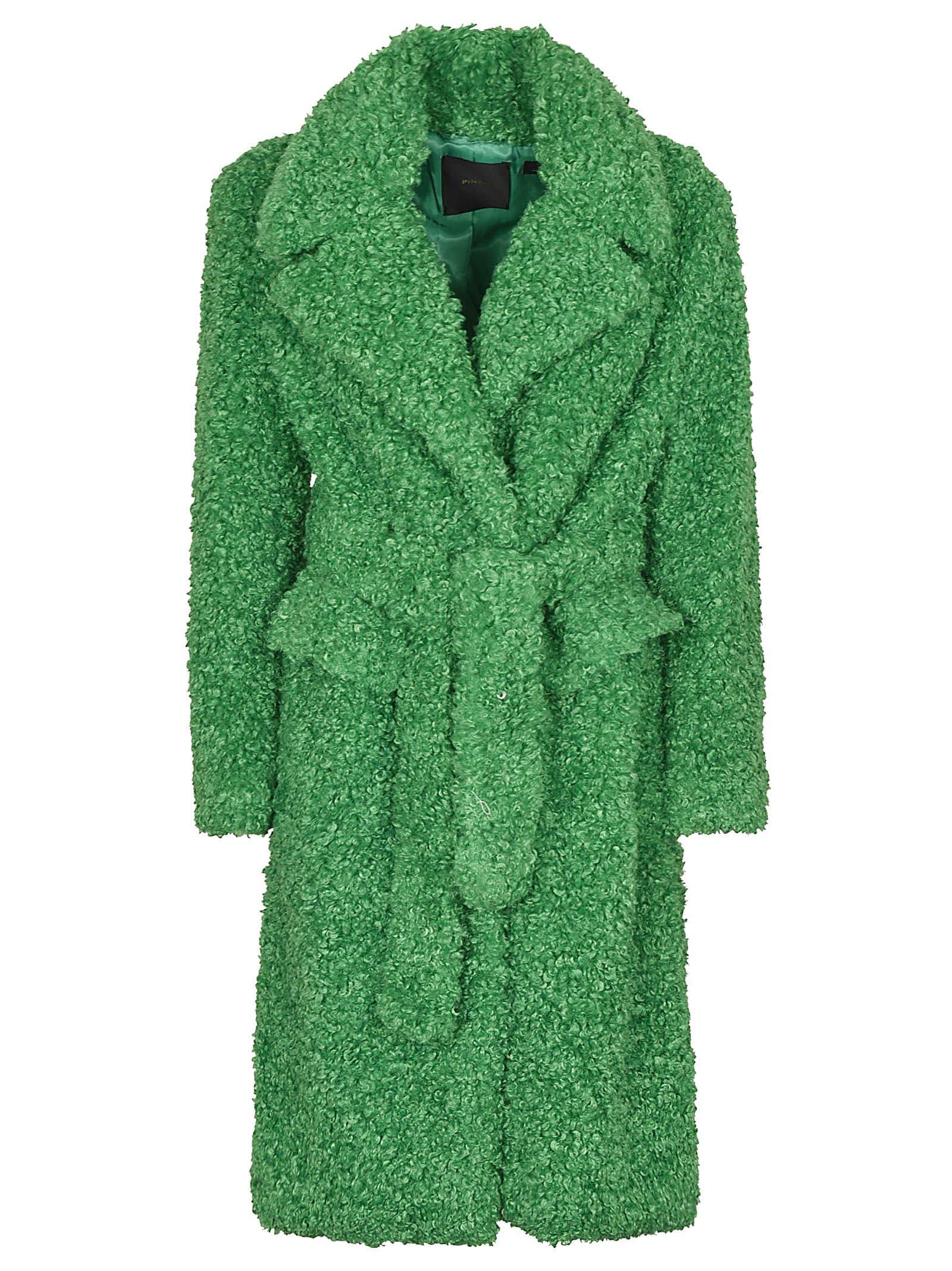 Pinko Synthetic Corinne Coat in Green | Lyst