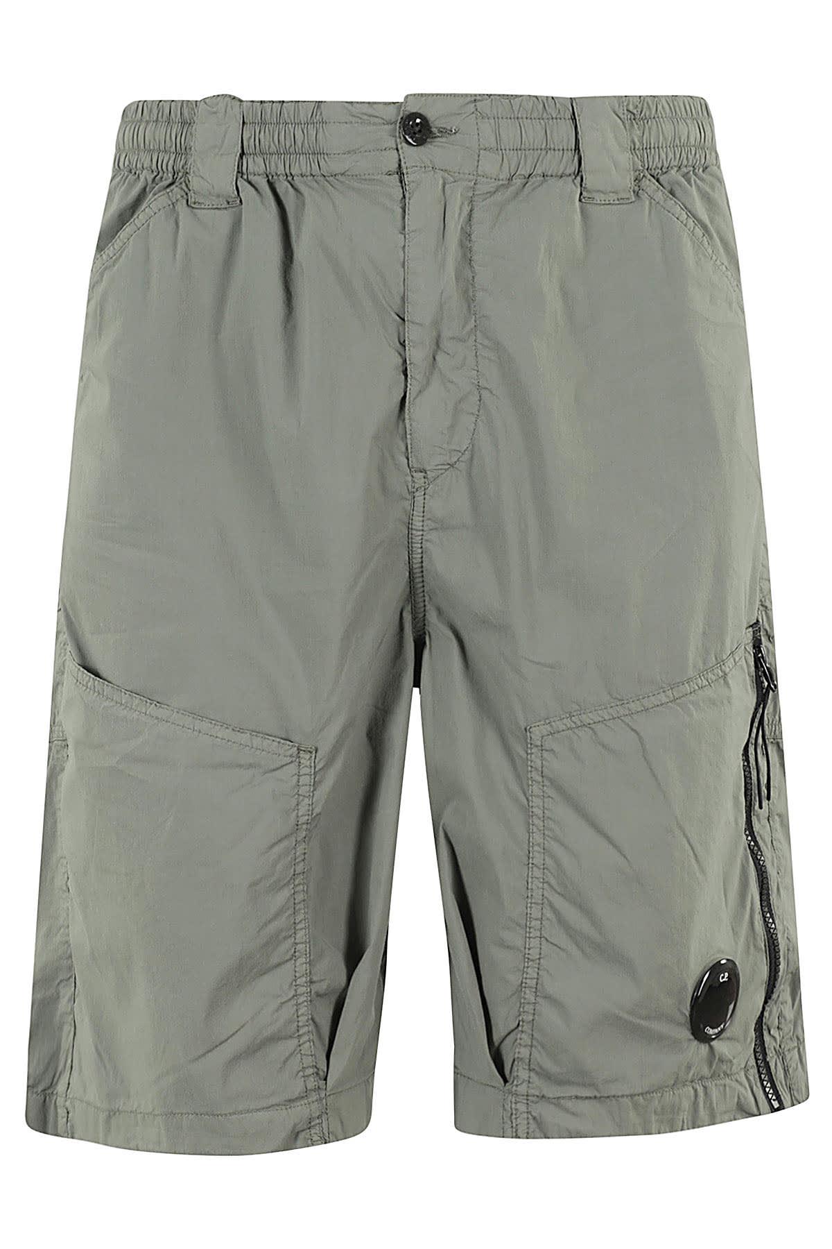 C.P. Company 50 Fili Stretch Shorts in Gray for Men | Lyst