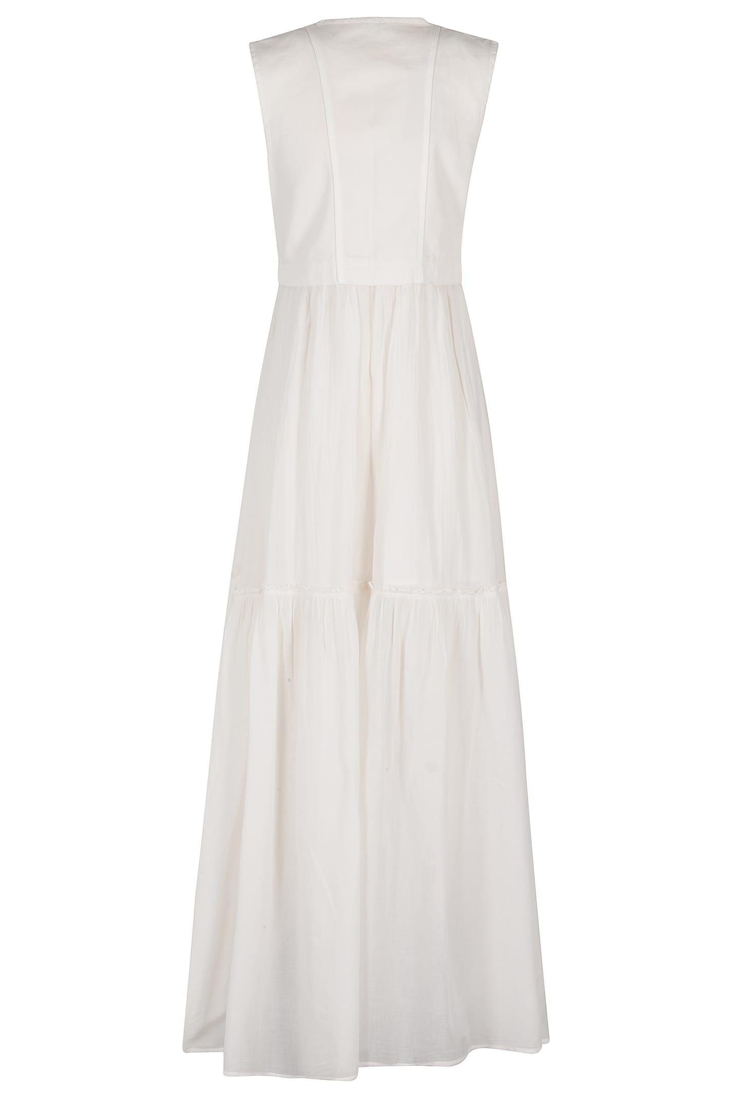 ワンピースその他 PINKO ANDRES LONG COTTON DRESS WITH UTILITY SLEEVELESS VEST PINKO COTTON DRESS WITH SLEEVELESS UTILITY VEST | L'ULTIMA