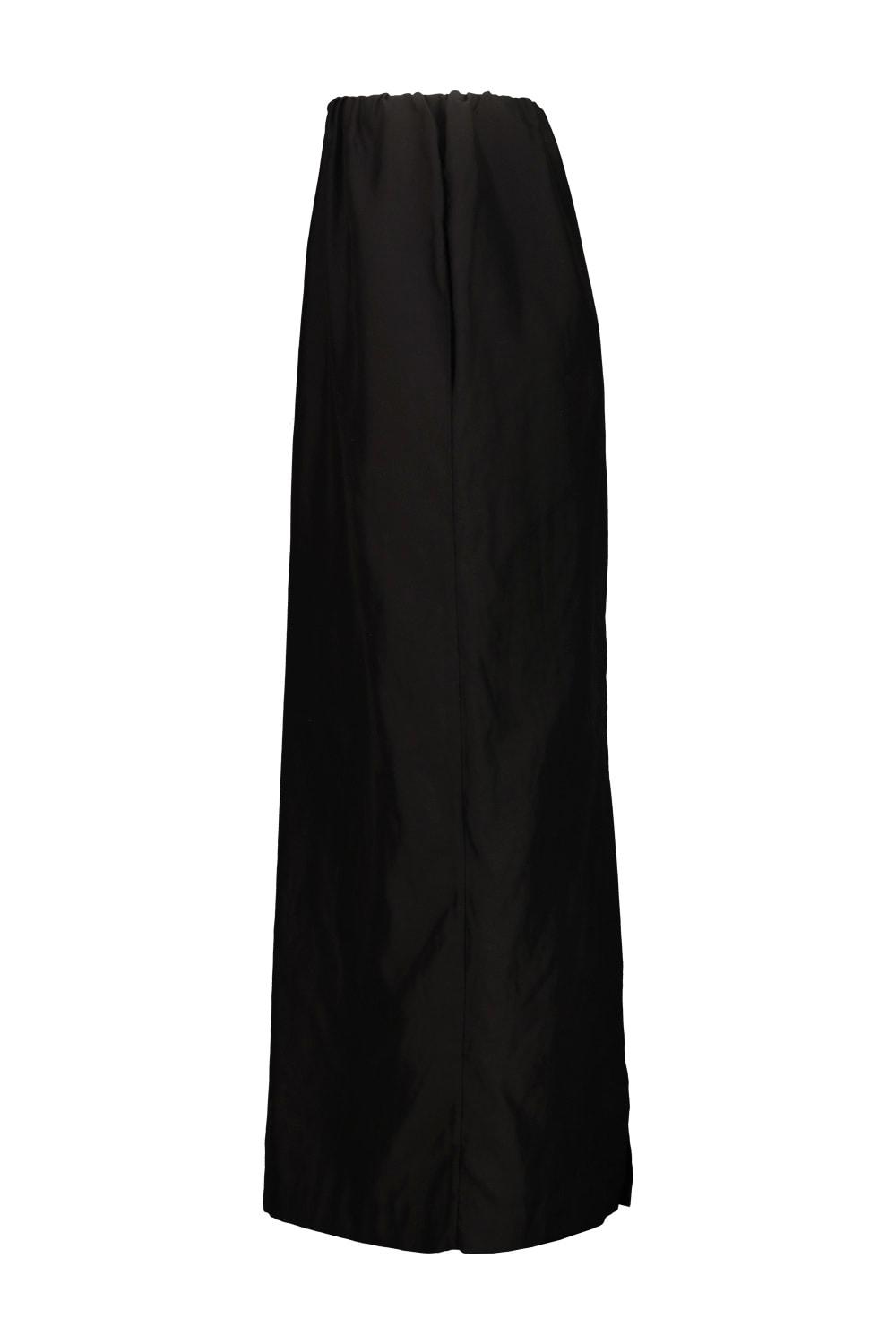 スカート The Row 'Saul' skirt Saul Skirt Black in Cotton and Silk – The Row