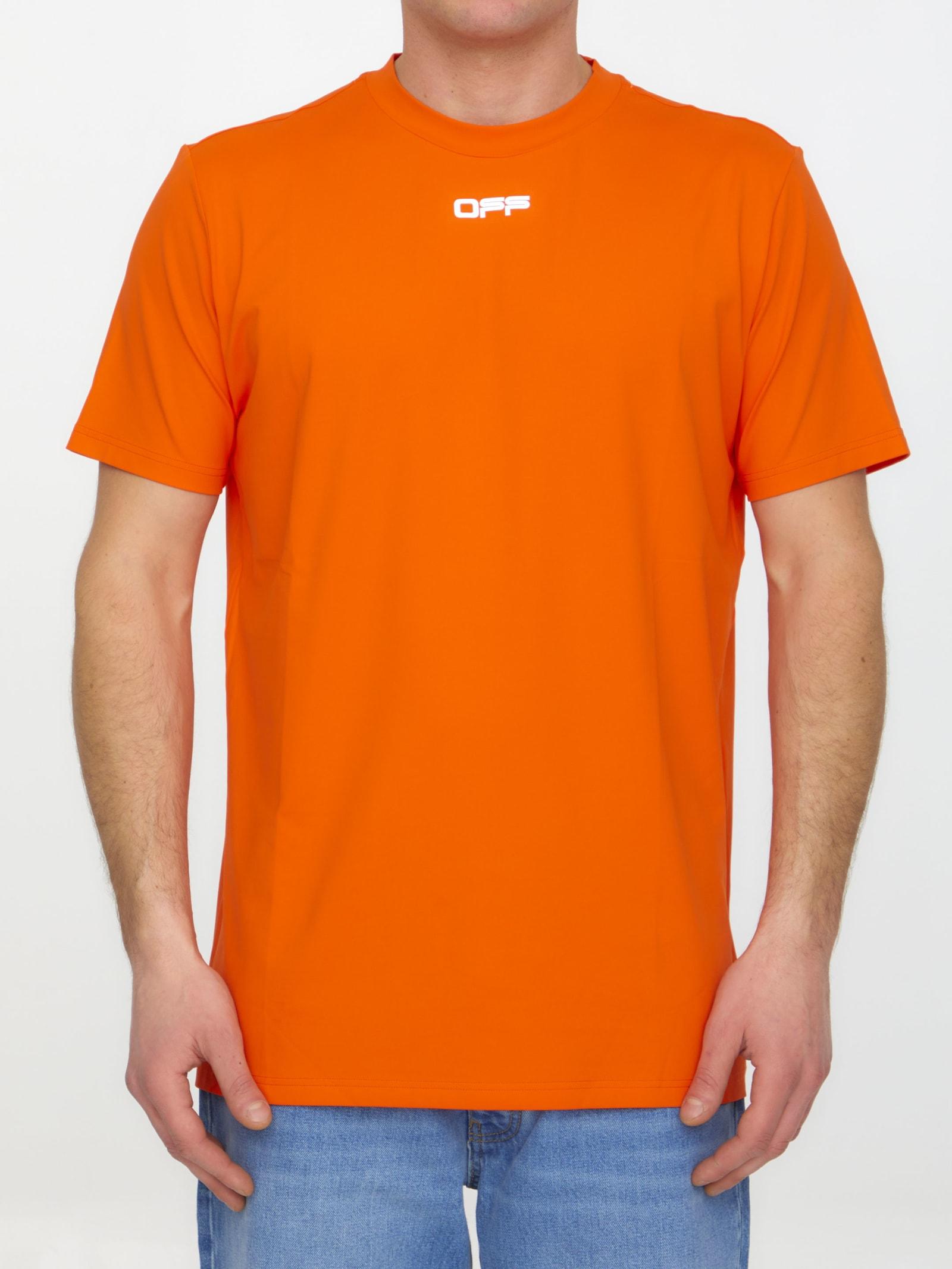 Off-White c/o Virgil Abloh Arrow Outline Sport T-shirt in Orange for Men