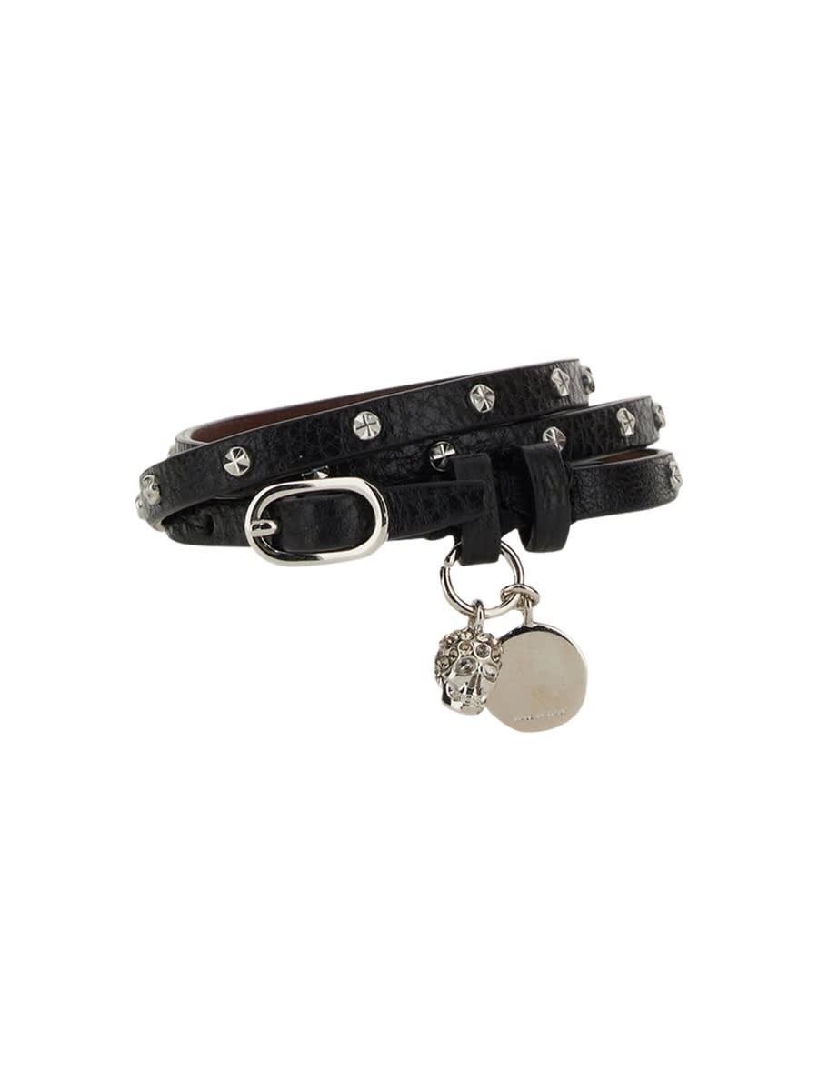 ブレスレット ALEXANDER MCQUEEN BRACCIALE A DOPPIO GIRO 0400020066841_BLACK?wid=600&