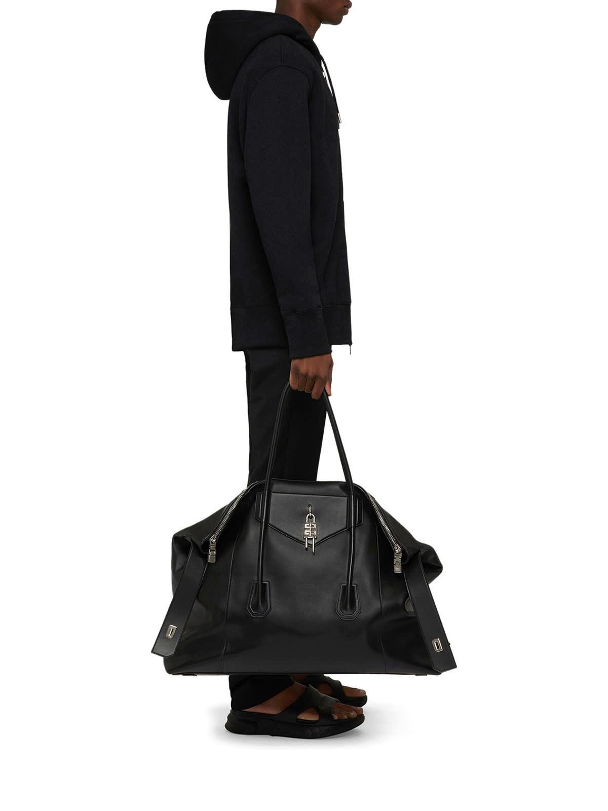 Givenchy Zipped Hoodie With Padlock in Black for Men | Lyst