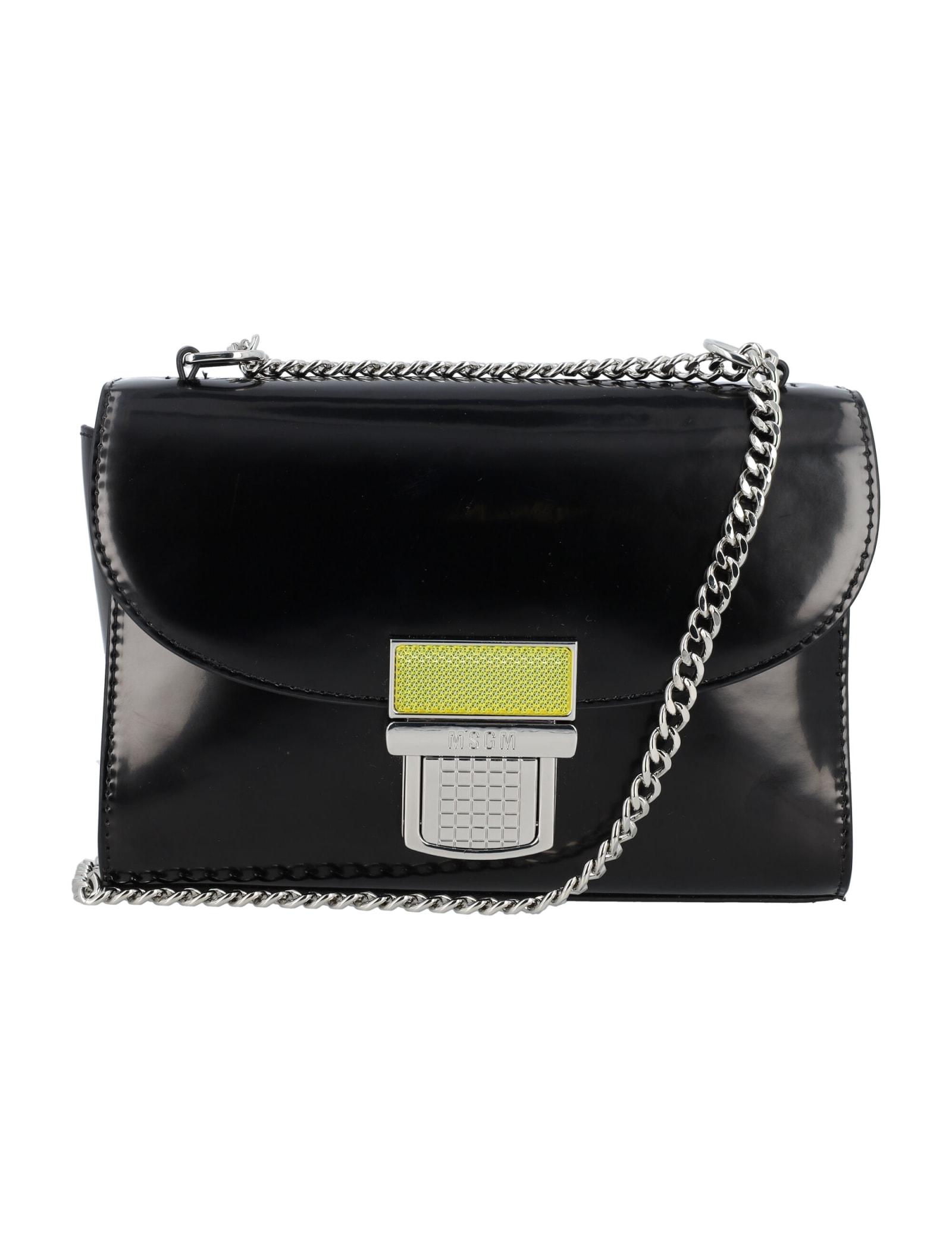 MSGM Mini Clic Bag in Black Lyst