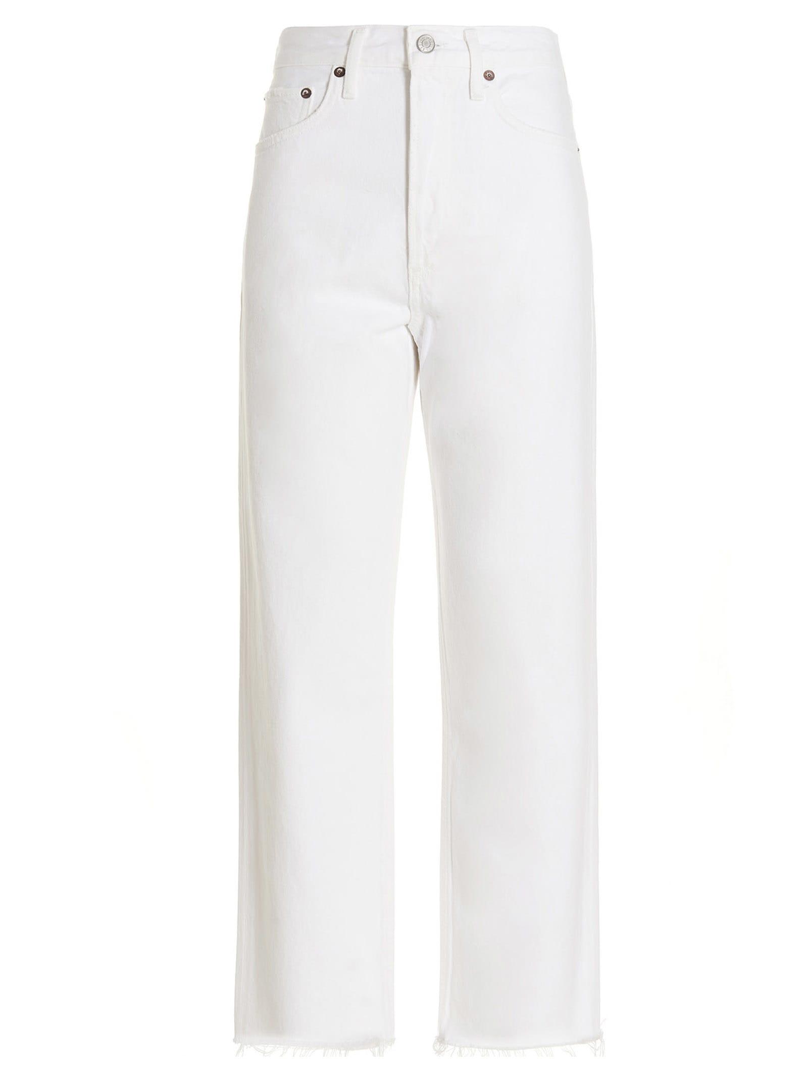 Agolde Denim 90s Jeans in White | Lyst