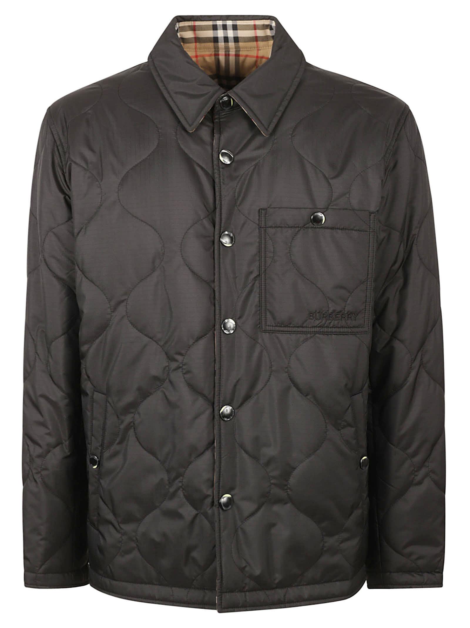 Burberry Francis Down Jacket in Black for Men | Lyst