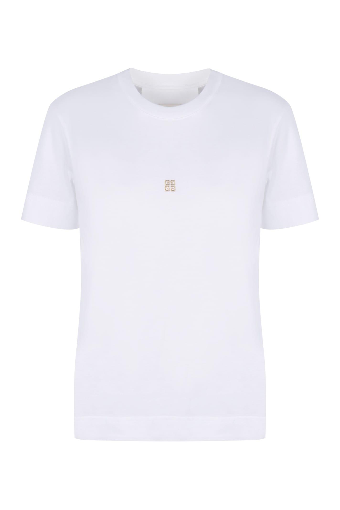 Givenchy T-Shirt With Logo in White | Lyst