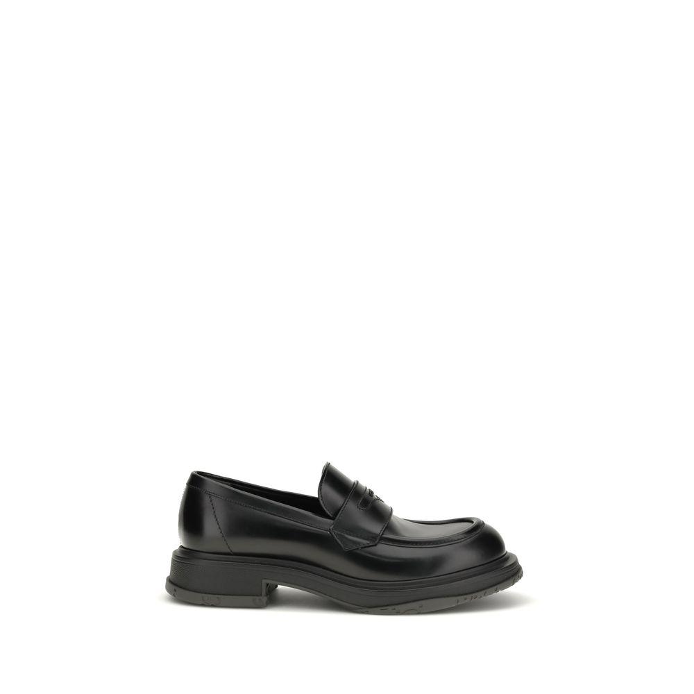 Saint Laurent Black Calf Leather Bos Taurus Slip-On Men\'s Loafers Saint Laurent | Shoes | Saint Laurent Brown Calf Leather Bos  main image 4