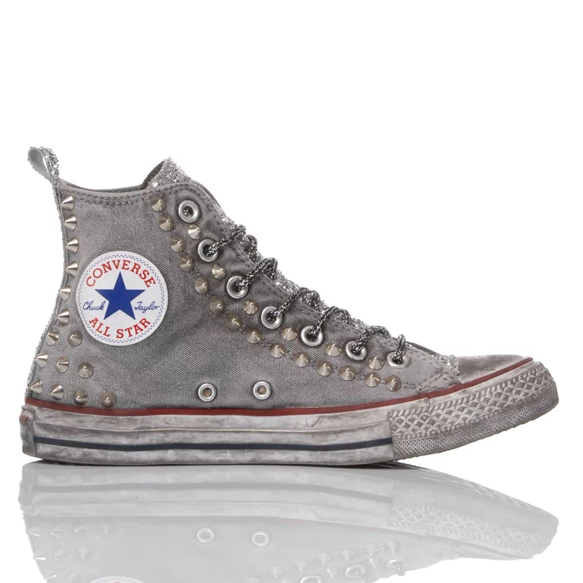 Converse hotsell grey glitter