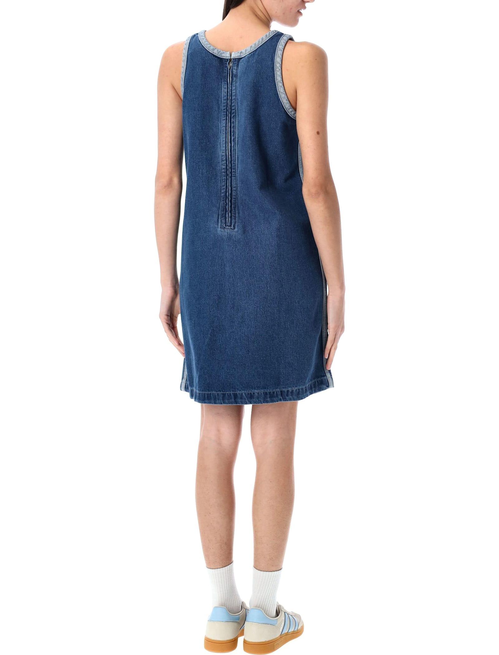 【adidas】Adicolor Denim 3-Stripes Tank Dress Adidas Original Adicolor Denim 3-Stripes Tank Dress