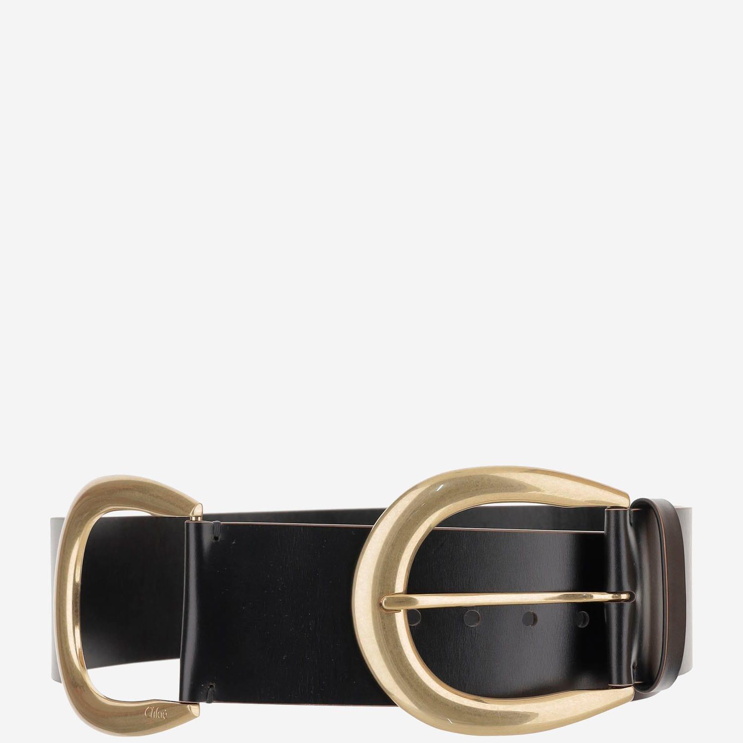 Chloé Solid The Anita Belt in Black | Lyst