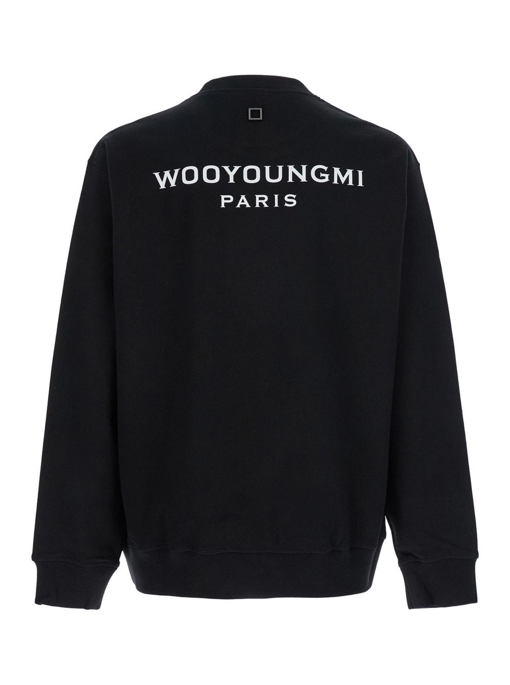☆韓国人気☆3Dバックロゴ スウェットシャツ/WOOYOUNGMI☆ ☆韓国人気☆バックロゴ スウェットシャツ/WOOYOUNGMI