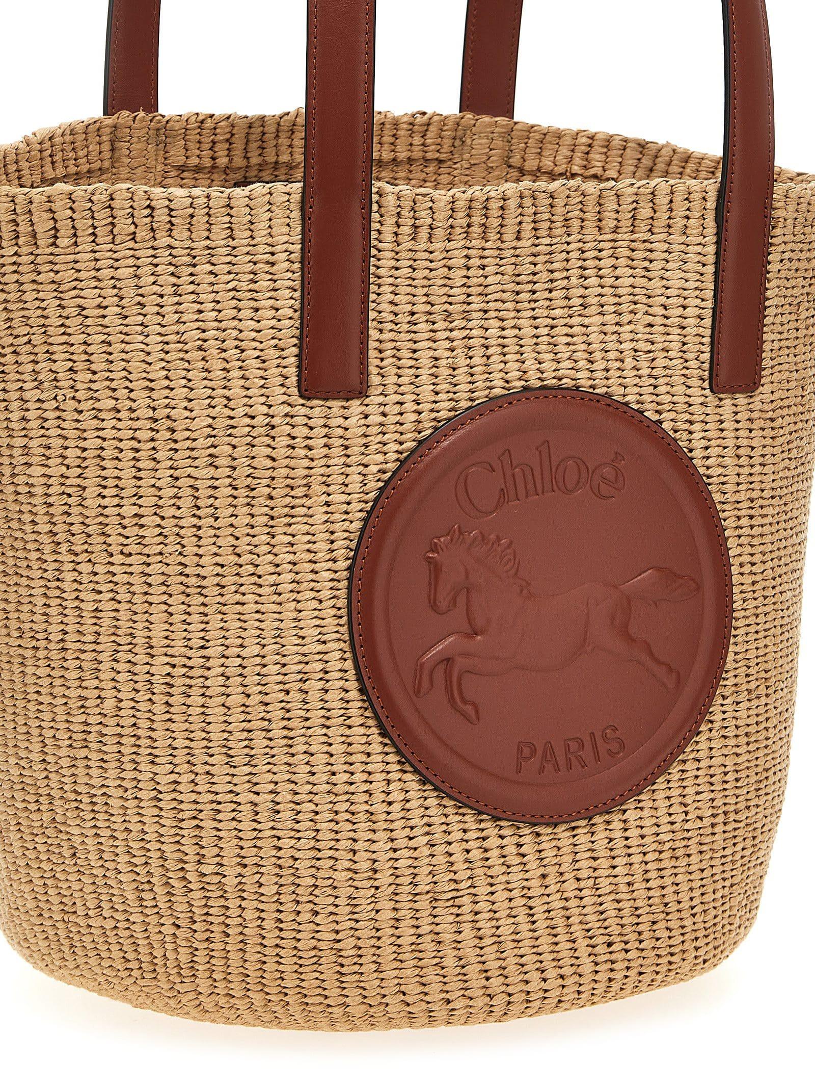かごバッグ CHLOE HORSE MEDAL' LARGE SHOULDER BAG Chloé Chloã 'Horse Medal' Large Shoulder Bag in Brown | Lyst
