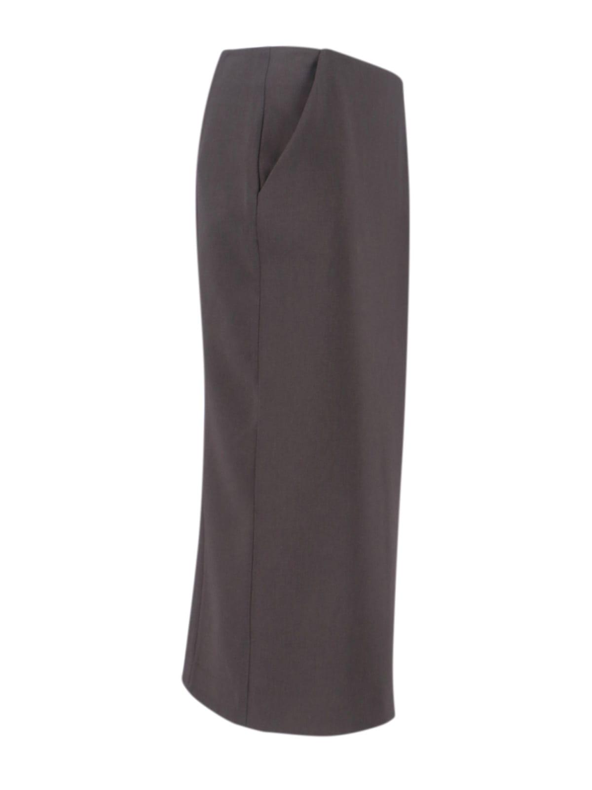 GIORGIO ARMANI VIRGIN WOOL MIDI SKIRT スカート Giorgio Armani Skirts for Women | Online Sale up to 70% off