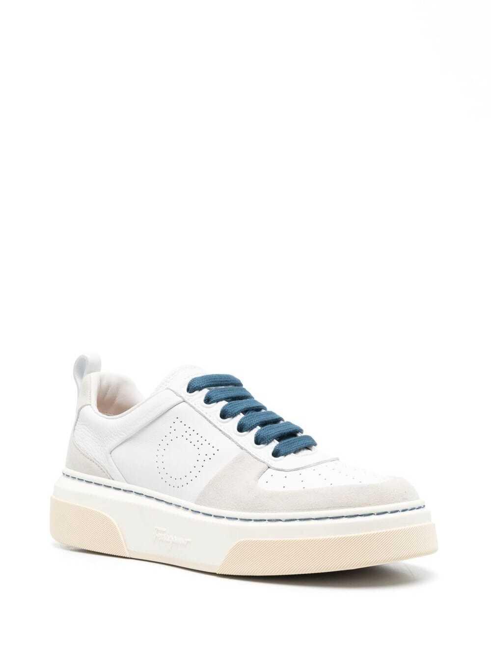 Ferragamo Cassina Low-top Sneakers in White | Lyst