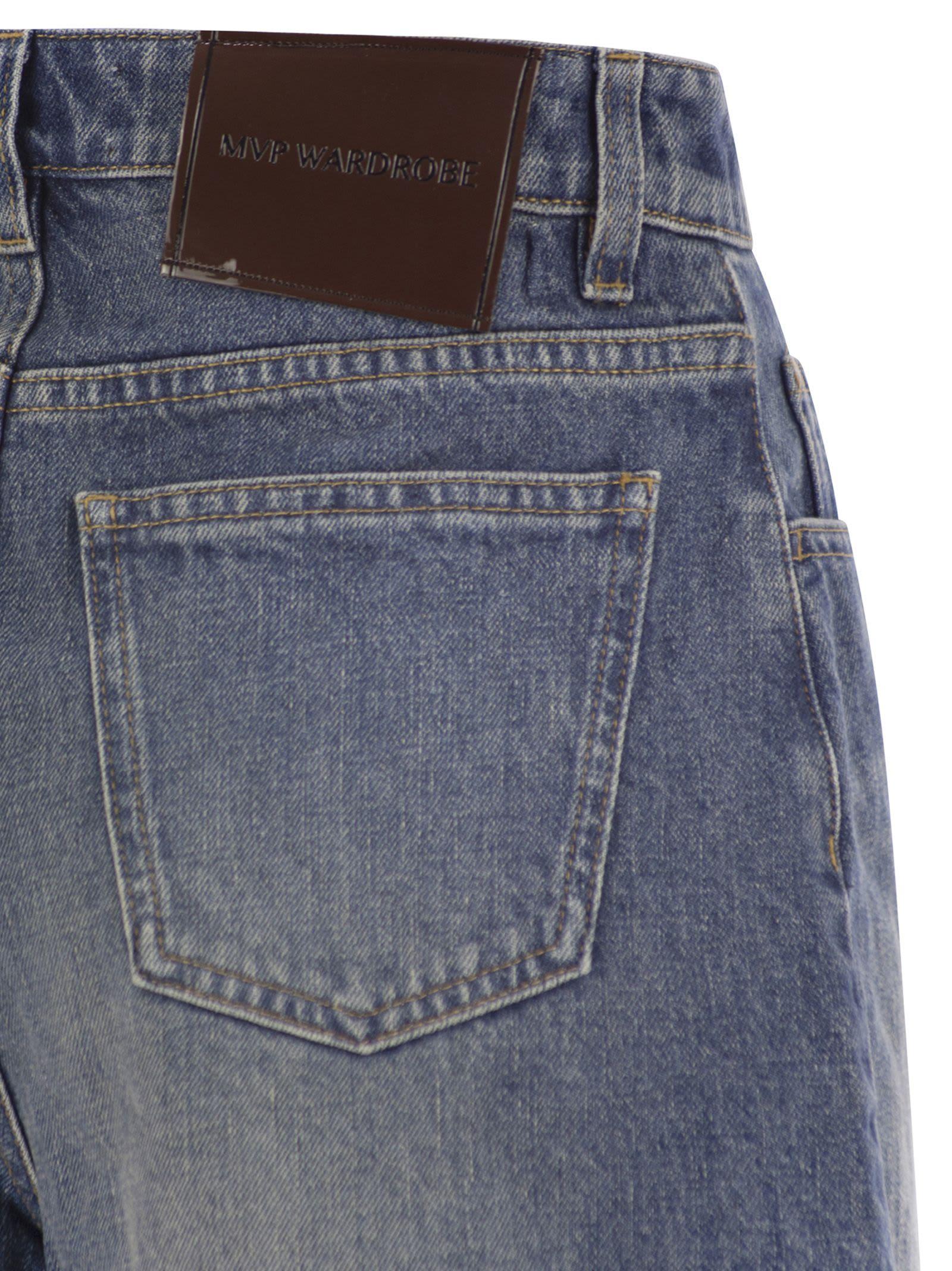 ボトムスその他 MVP WARDROBE Denim 5-pocket shorts MVP WARDROBE Denim 5-Pocket Shorts in Blue | Lyst