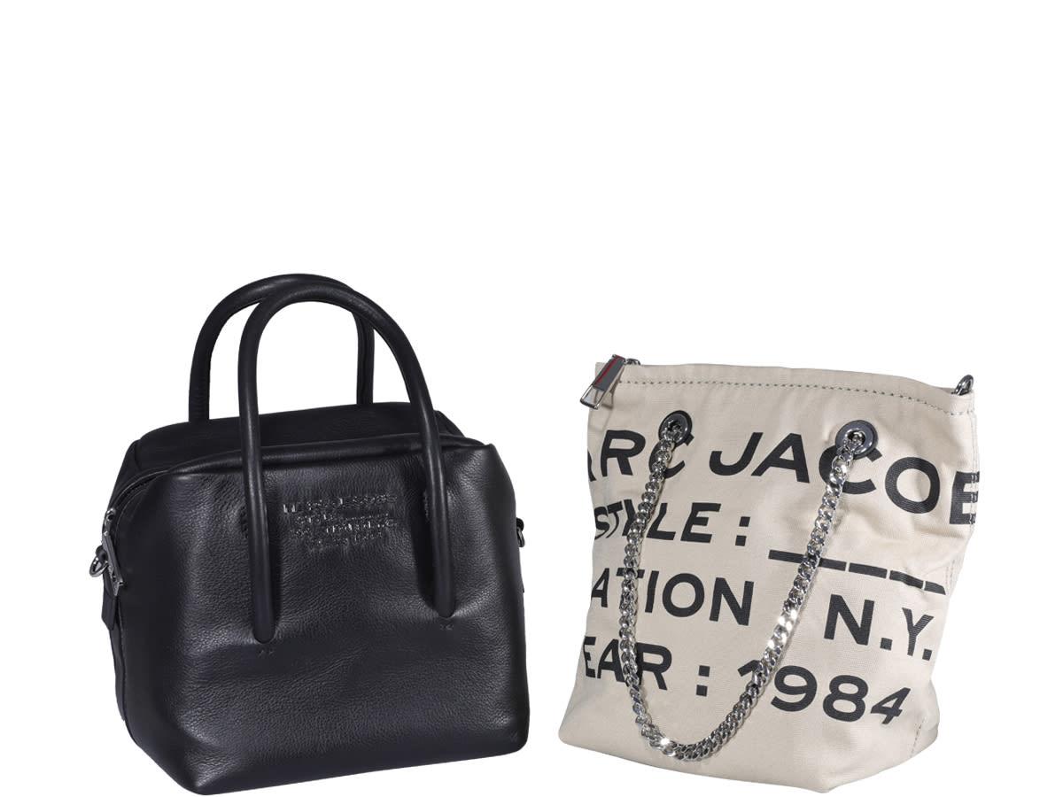 Marc Jacobs Mini Satchel Handbag in Black | Lyst