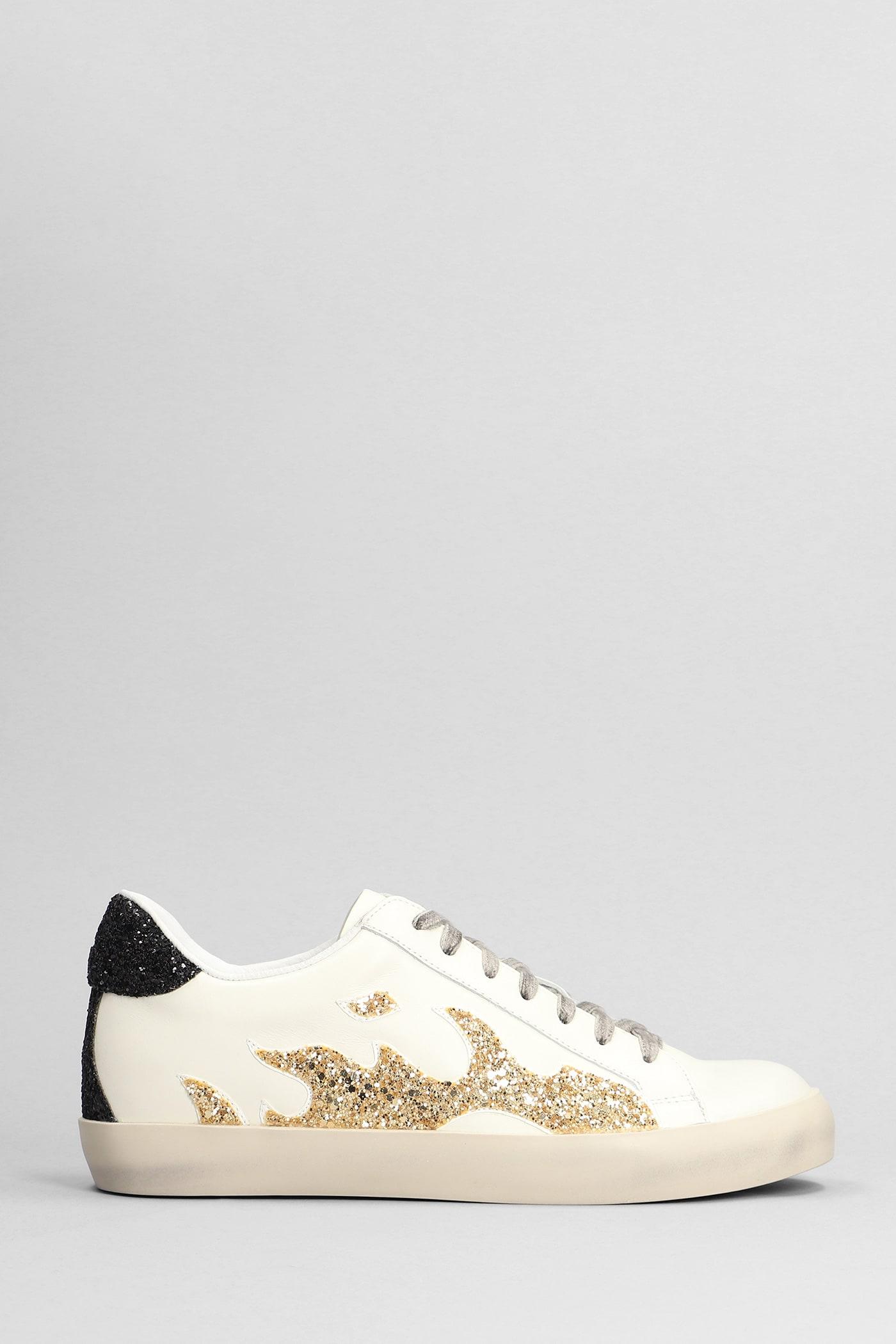 Bibi Lou Sneakers In White Leather | Lyst