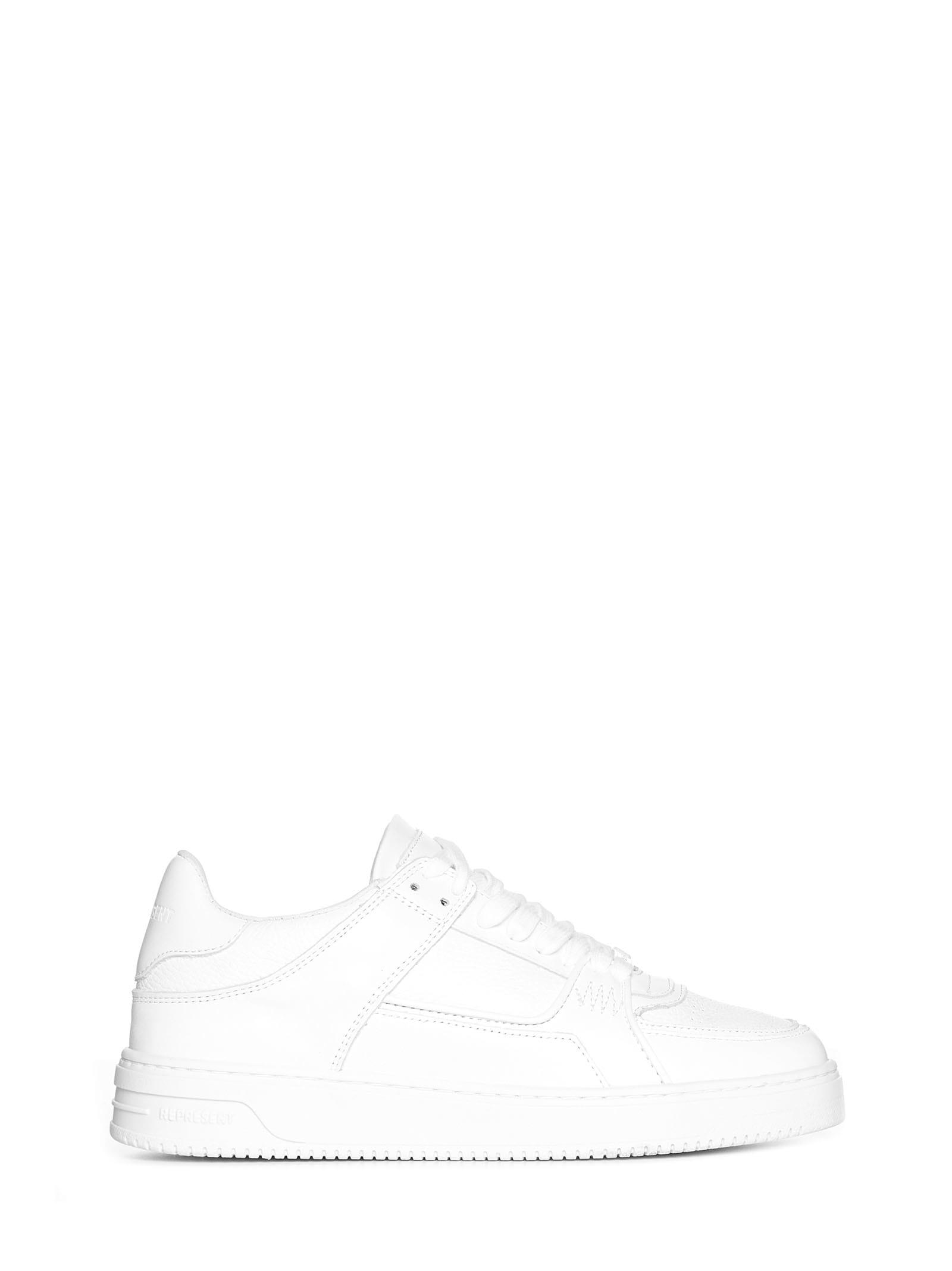 Represent Apex Leather Sneakers in White for Men | Lyst