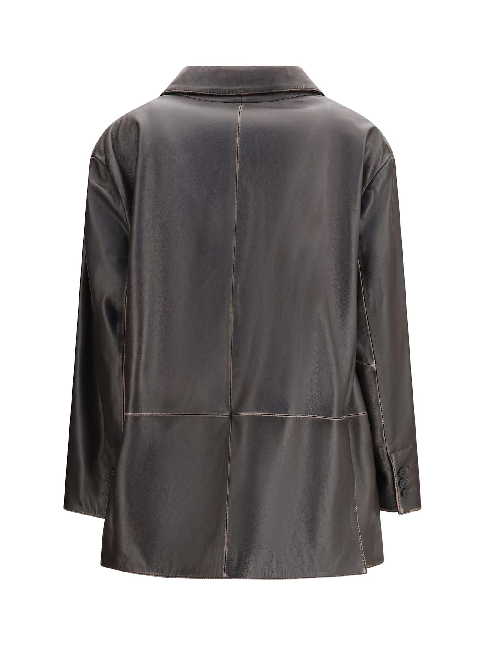 Weekend by Maxmara Leather jackets for Women | Online Sale up to
